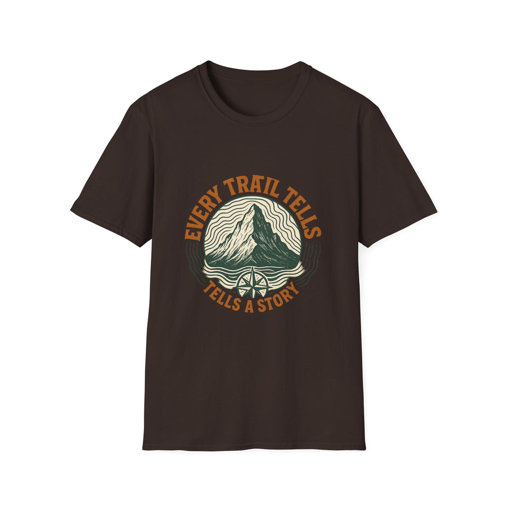 Every Trail Tells Mountain T-Shirt | Hiking Nature Adventure
