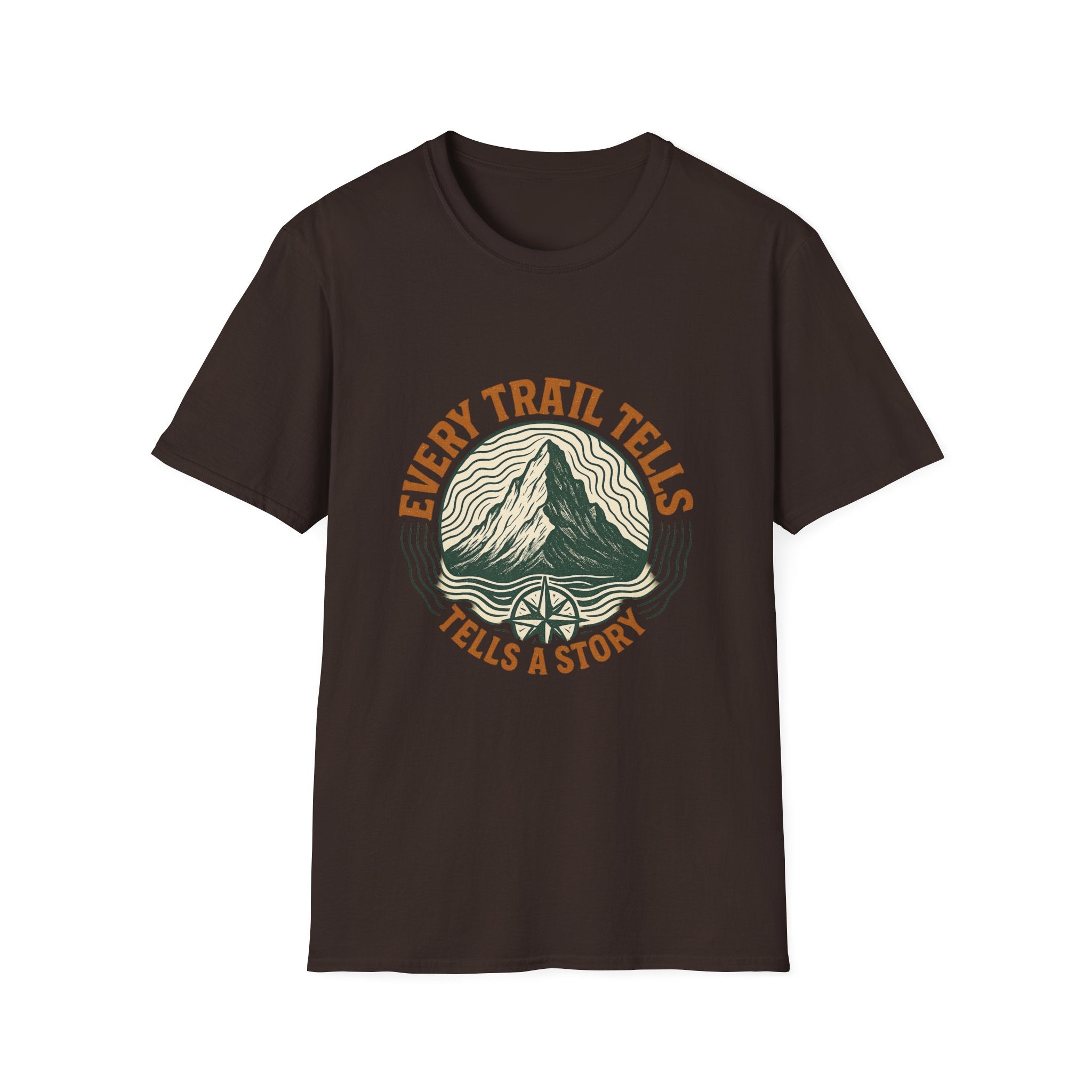 Every Trail Tells Mountain T-Shirt | Hiking Nature Adventure