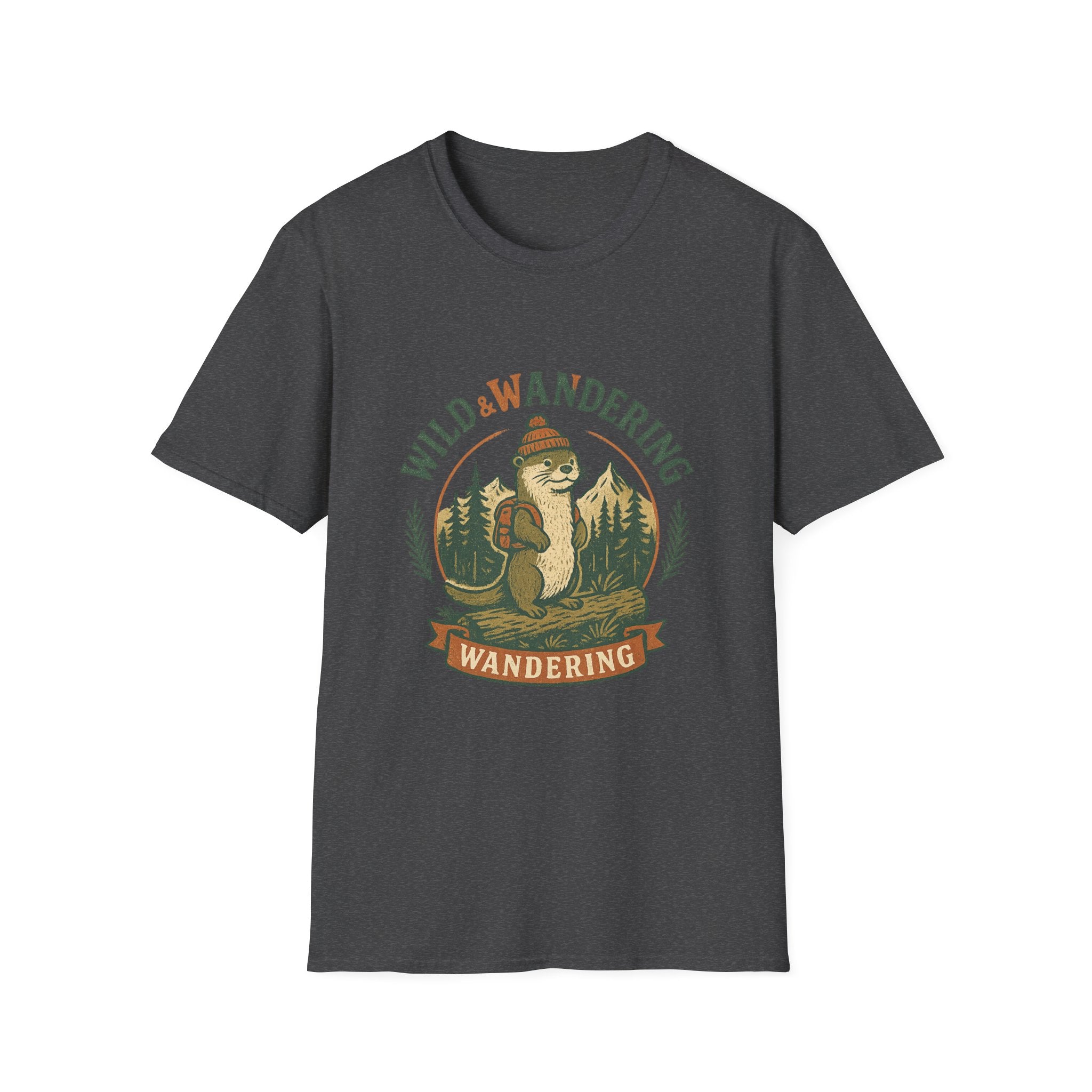 Wild & Wandering Otter tee | T-Shirt, Adventure Nature Graphic