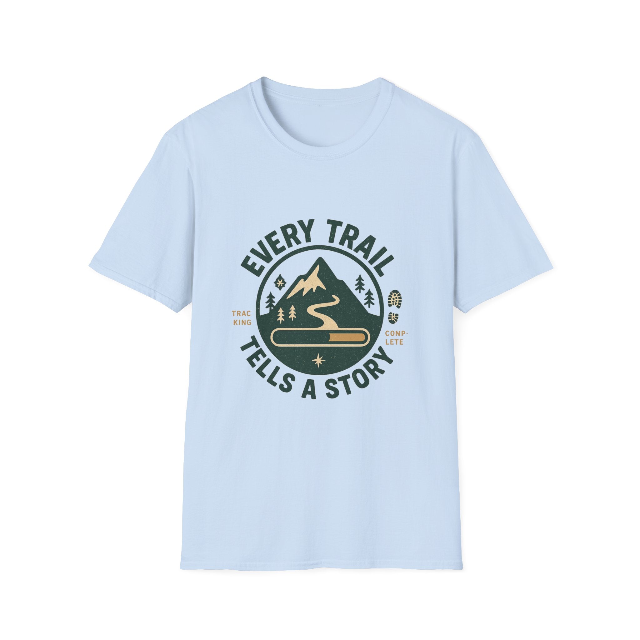 Every Trail Tells a Story T-Shirt | Mountain Hiking Outdoor Tee