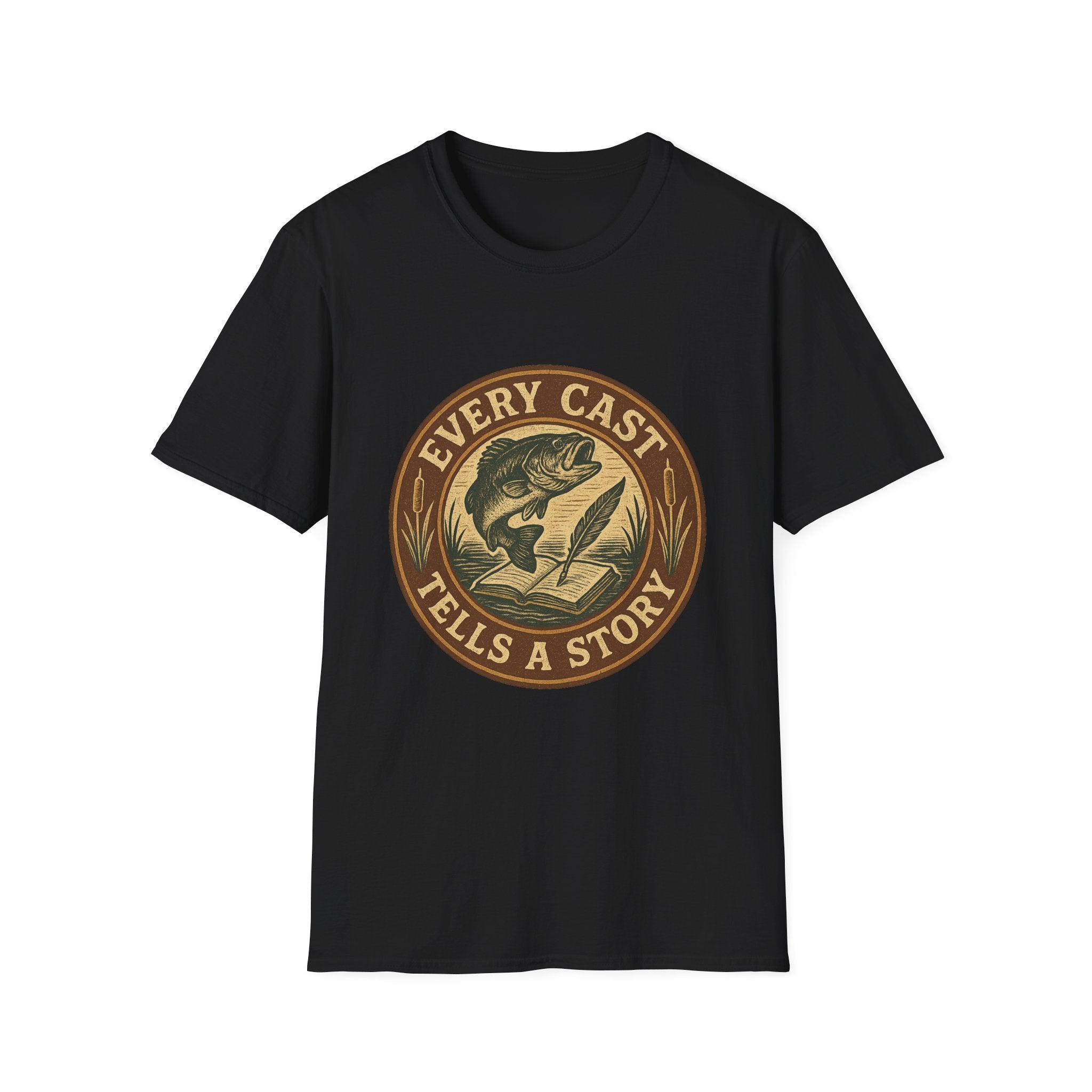 Every Cast Tells a Story Fishing Shirt | Bass Angler Tee