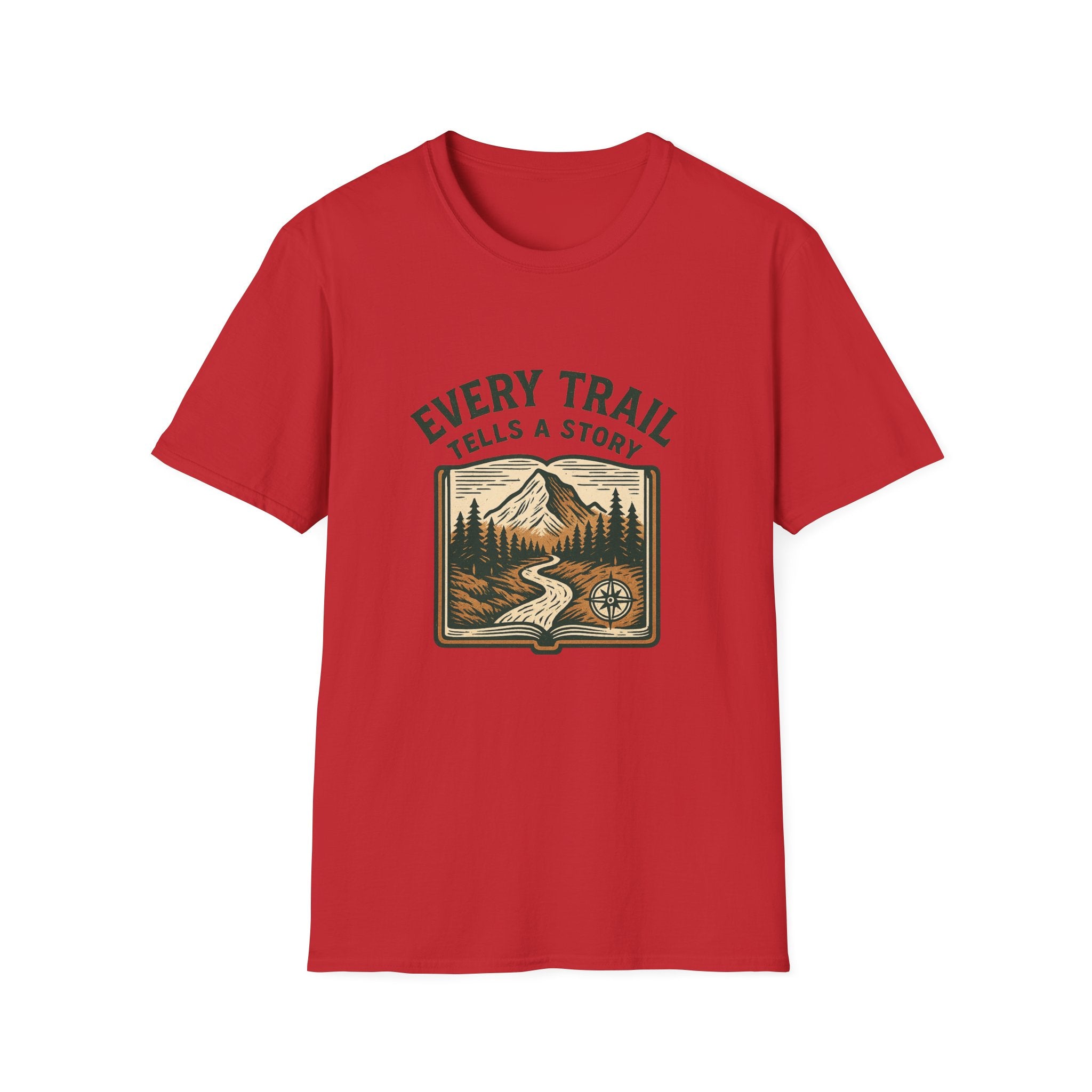 Every Trail Tells a Story T-Shirt | Mountain Hiking Nature Graphic