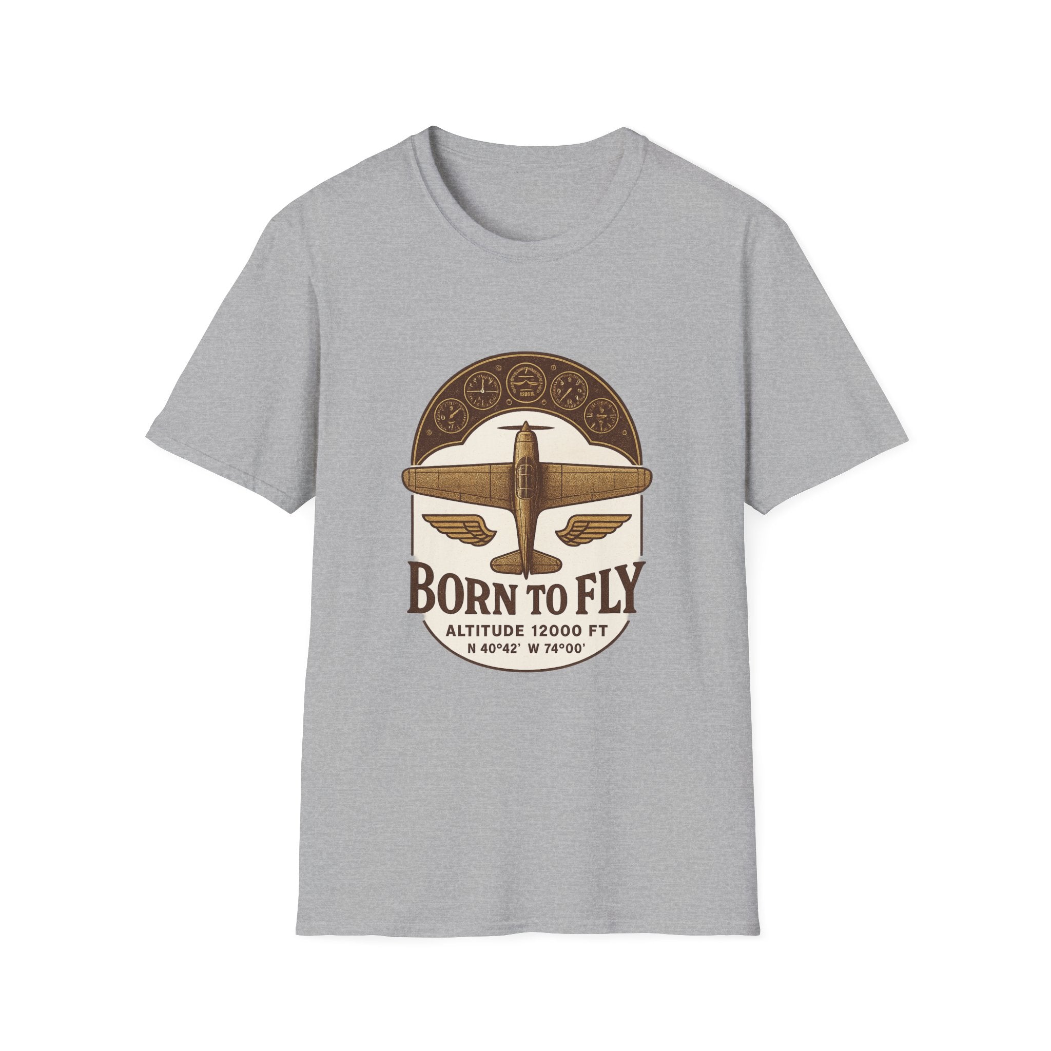 Born to Fly airplane shirt | Pilot vintage plane t-shirt