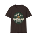 Family Adventure Squad T-Shirt | Camping Mountains Campfire Design