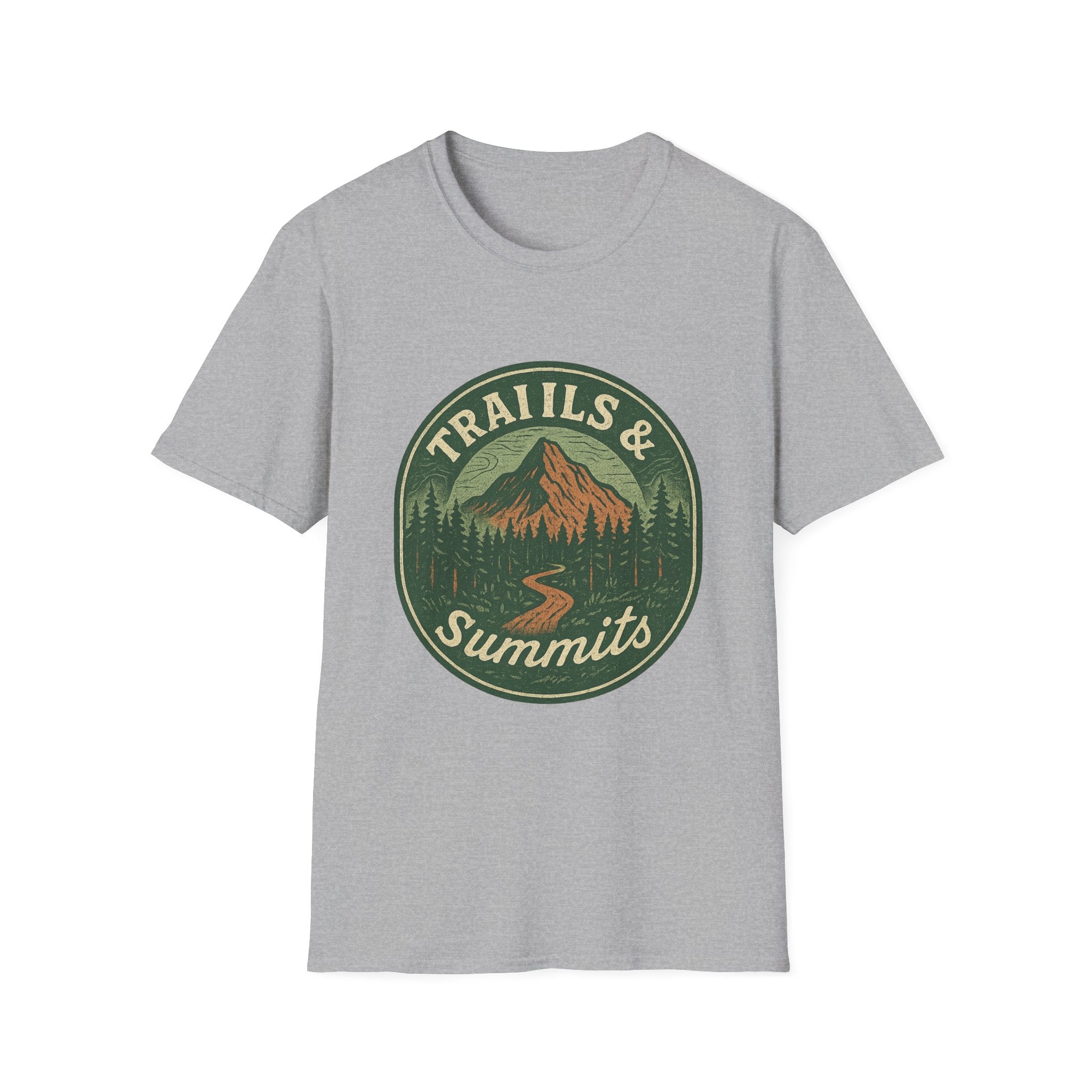 Trails & Summits T-Shirt | Mountain Hiking Graphic Tee