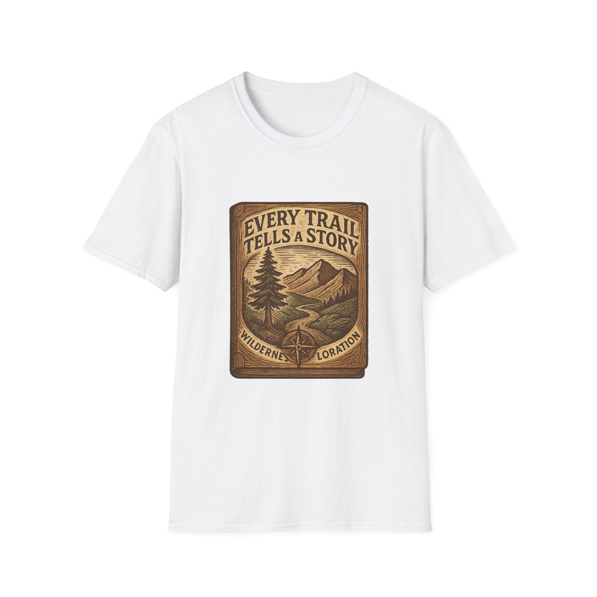 Every Trail Tells a Story T-Shirt | Mountain Hiking Nature Graphic