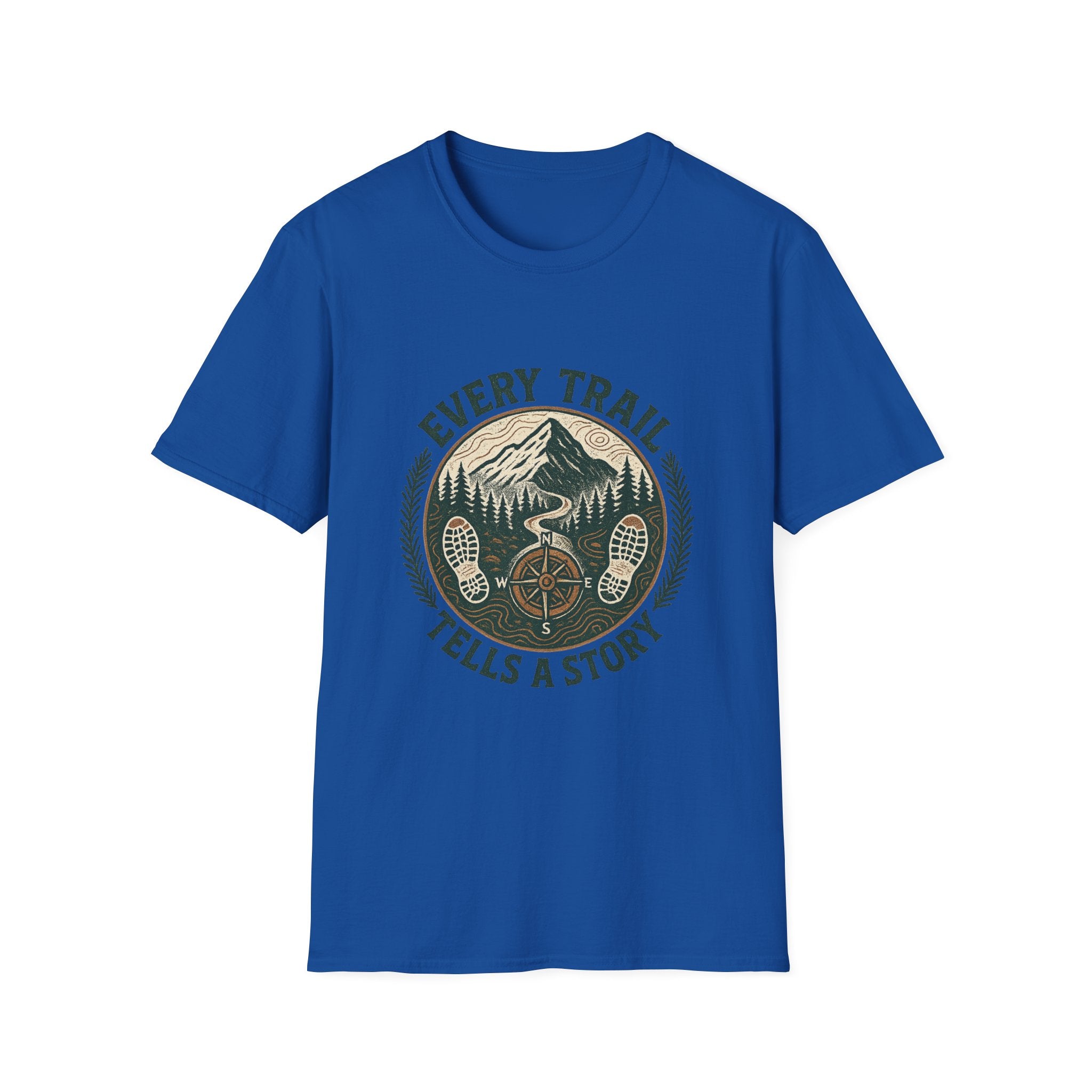 Every Trail Tells a Story T-Shirt | Mountain Bike Hiking Adventure Tee