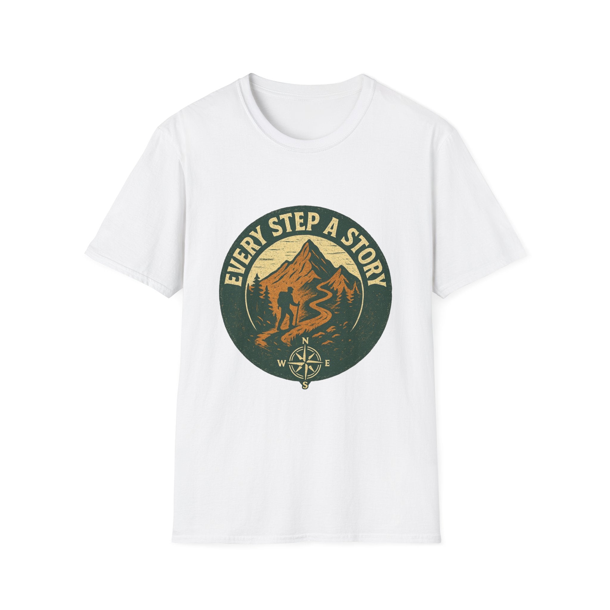 Every Step A Story T-Shirt | Mountain Hiking Trail Graphic