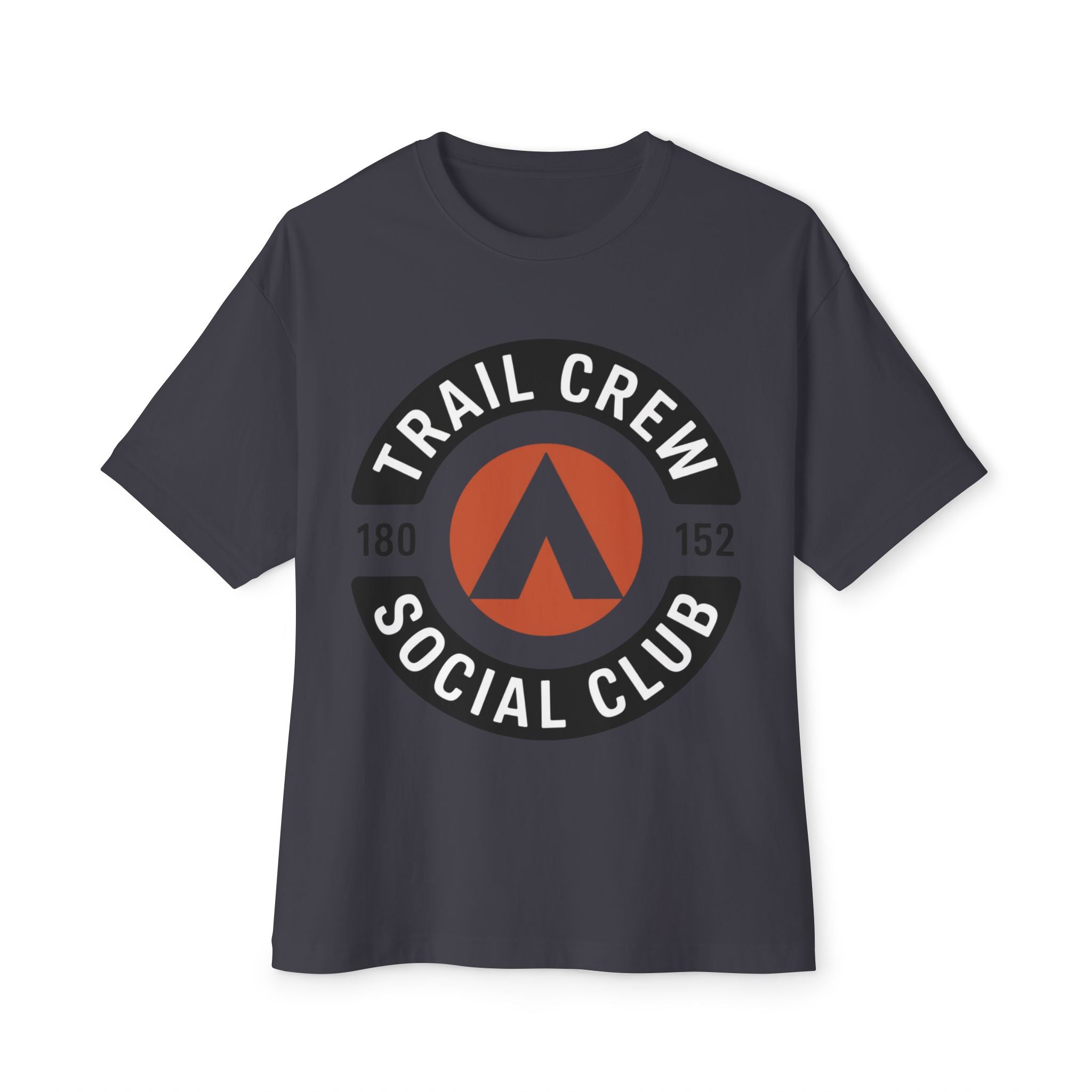 Trail Crew Social Club T-Shirt | Hiking Patch Logo Tee