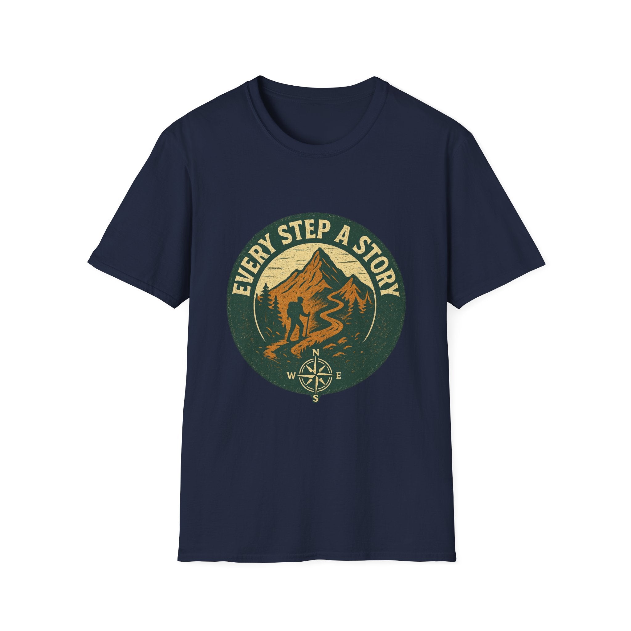 Every Step A Story T-Shirt | Mountain Hiking Trail Graphic