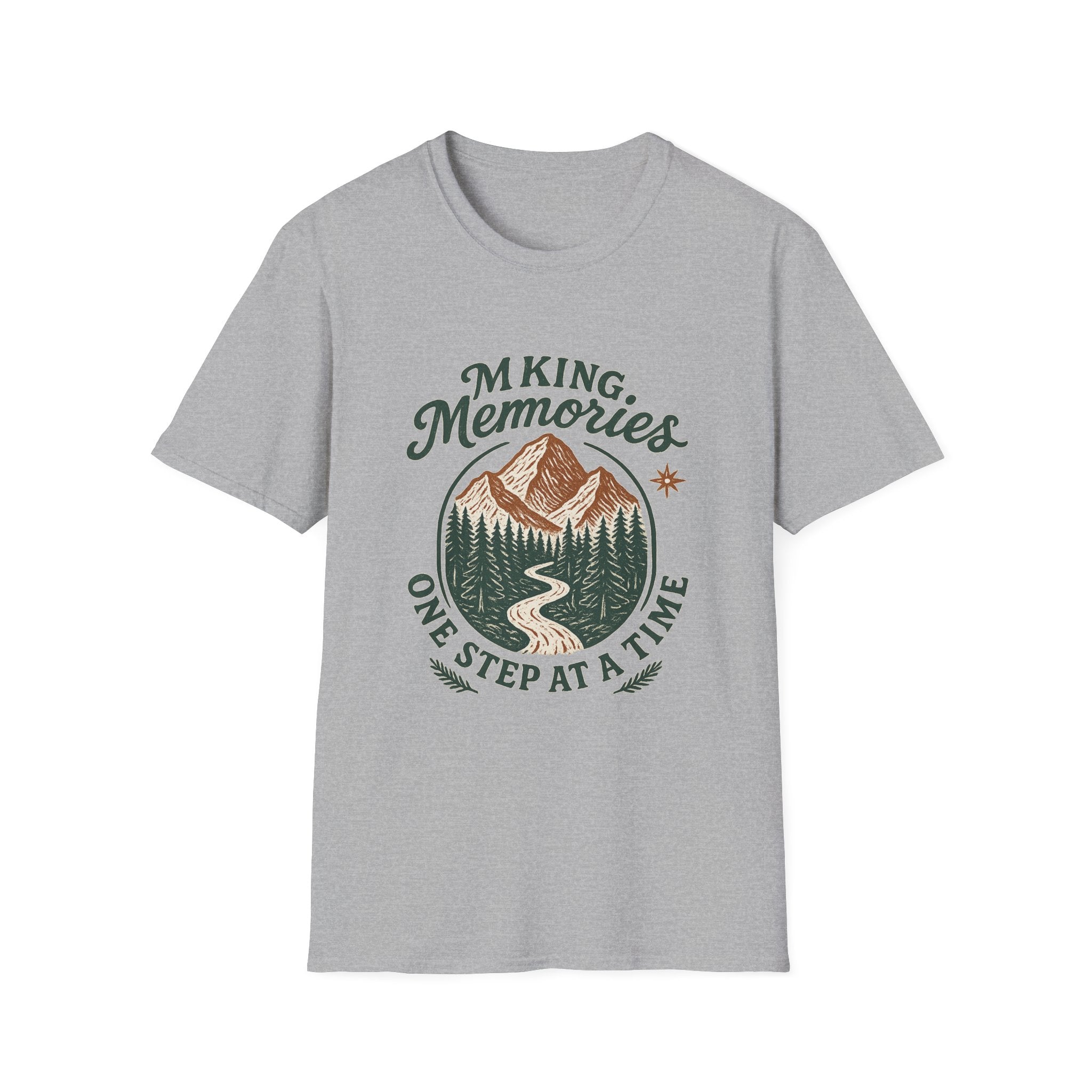 Making Memories T-Shirt | Mountain Trail Graphic, Outdoor Adventure