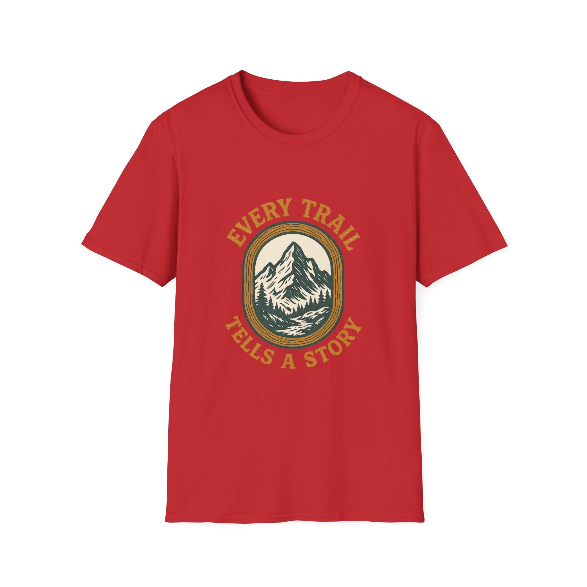 Every Trail Tells a Story T-Shirt | Mountain Hiking Graphic Tee