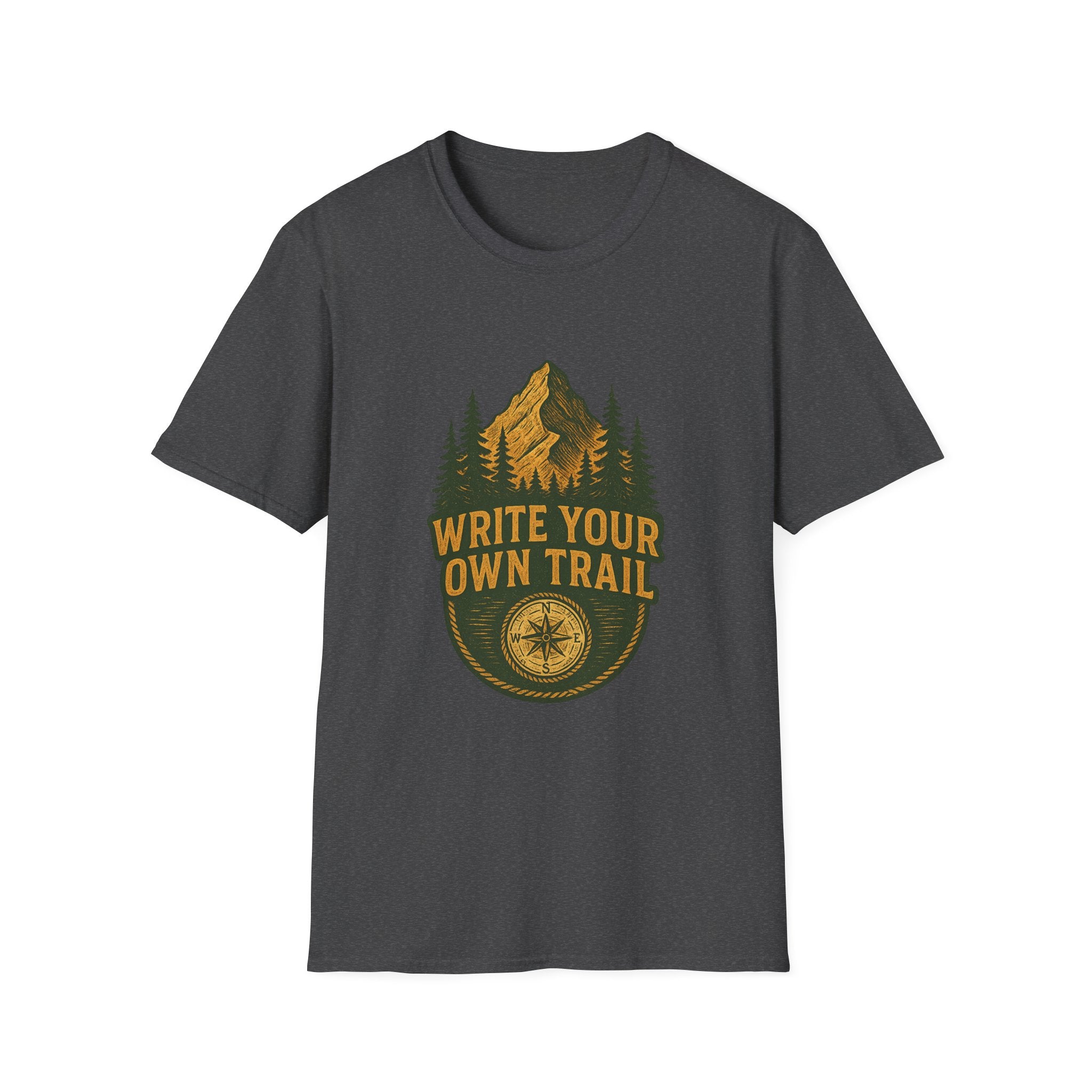 Write Your Own Trail T-Shirt | Mountain Pine Forest Adventure Design