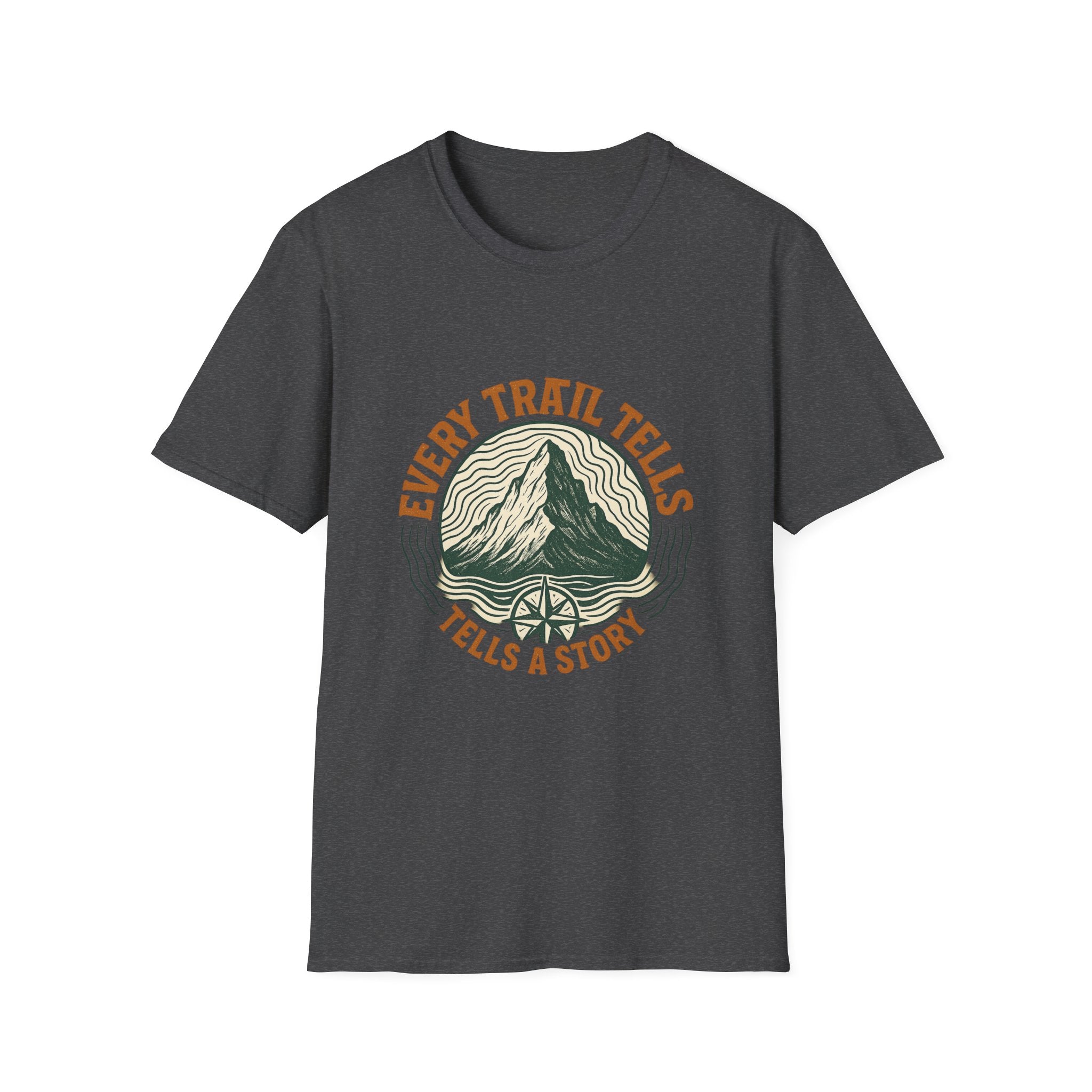 Every Trail Tells Mountain T-Shirt | Hiking Nature Adventure