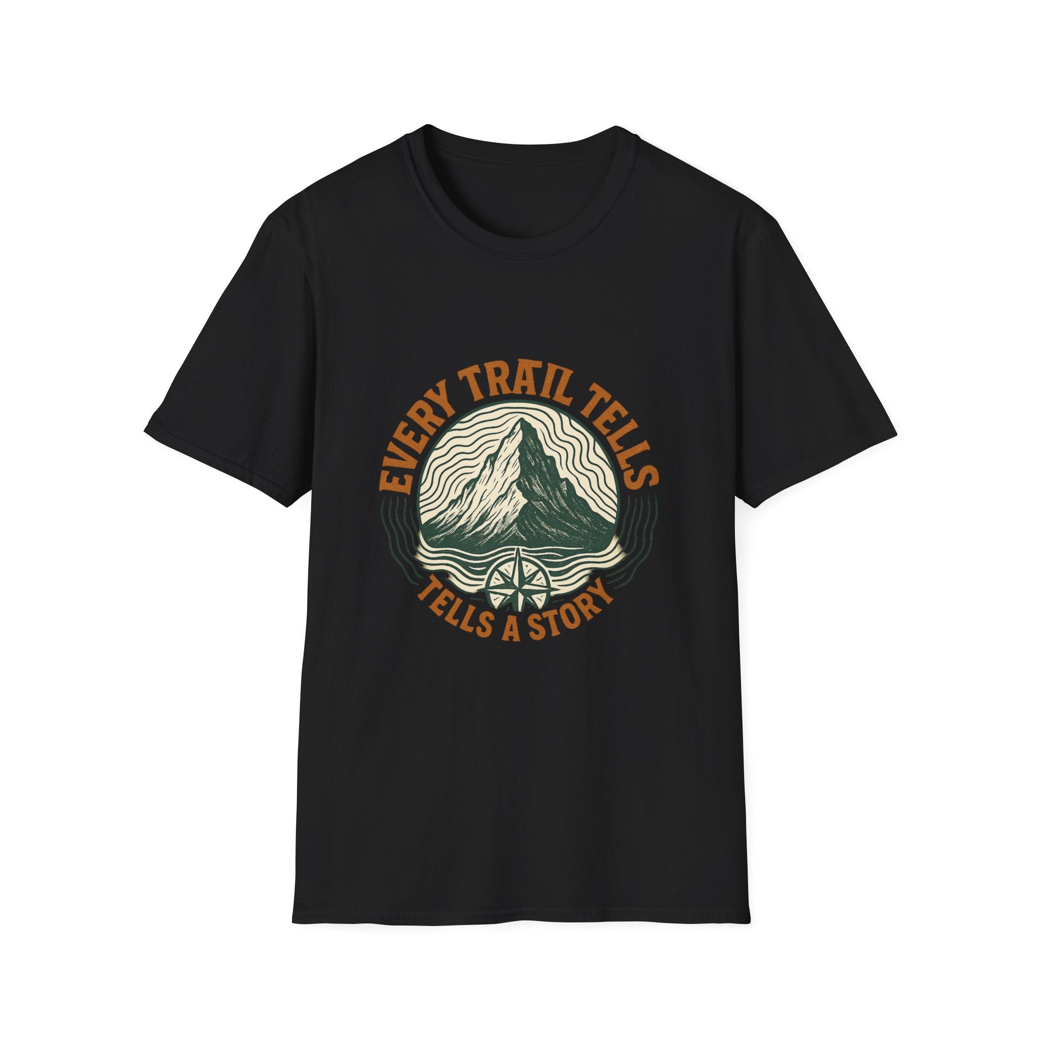 Every Trail Tells Mountain T-Shirt | Hiking Nature Adventure