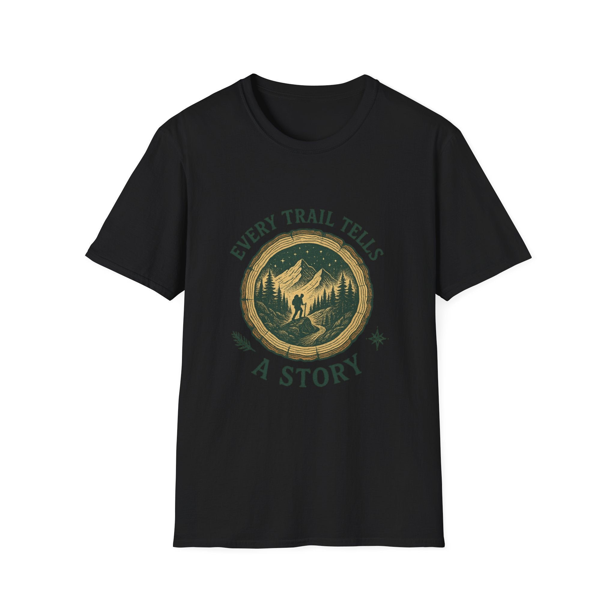 Every Trail Tells a Story T-Shirt | Hiking Mountain Graphic Tee