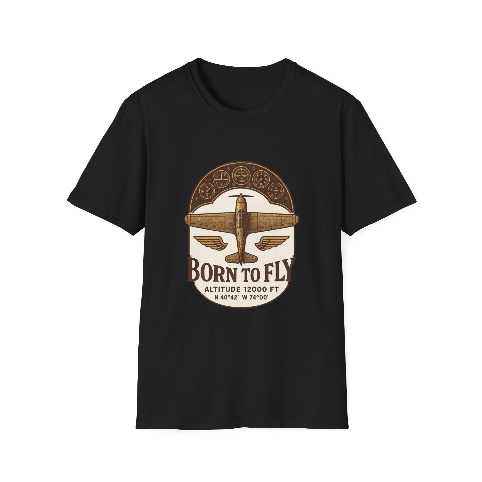 Born to Fly airplane shirt | Pilot vintage plane t-shirt