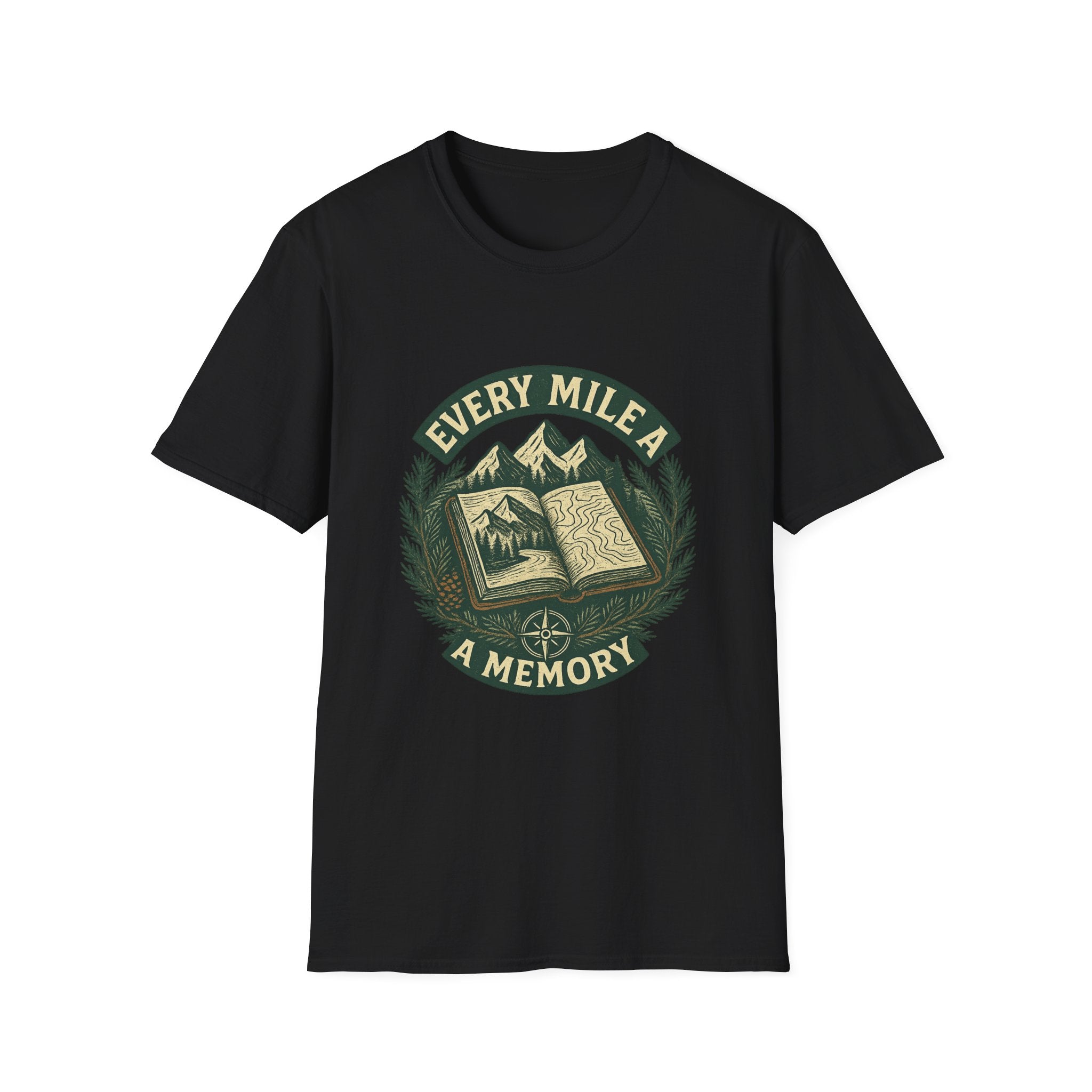 Every Mile a Memory T-Shirt | Hiking Mountain Trail Graphic