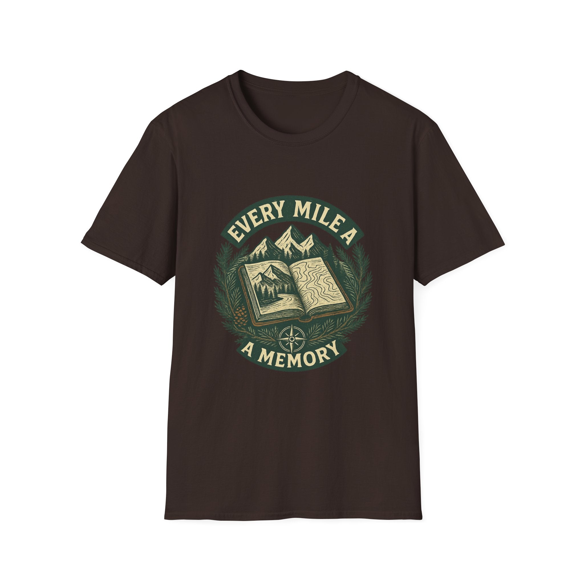 Every Mile a Memory T-Shirt | Hiking Mountain Trail Graphic
