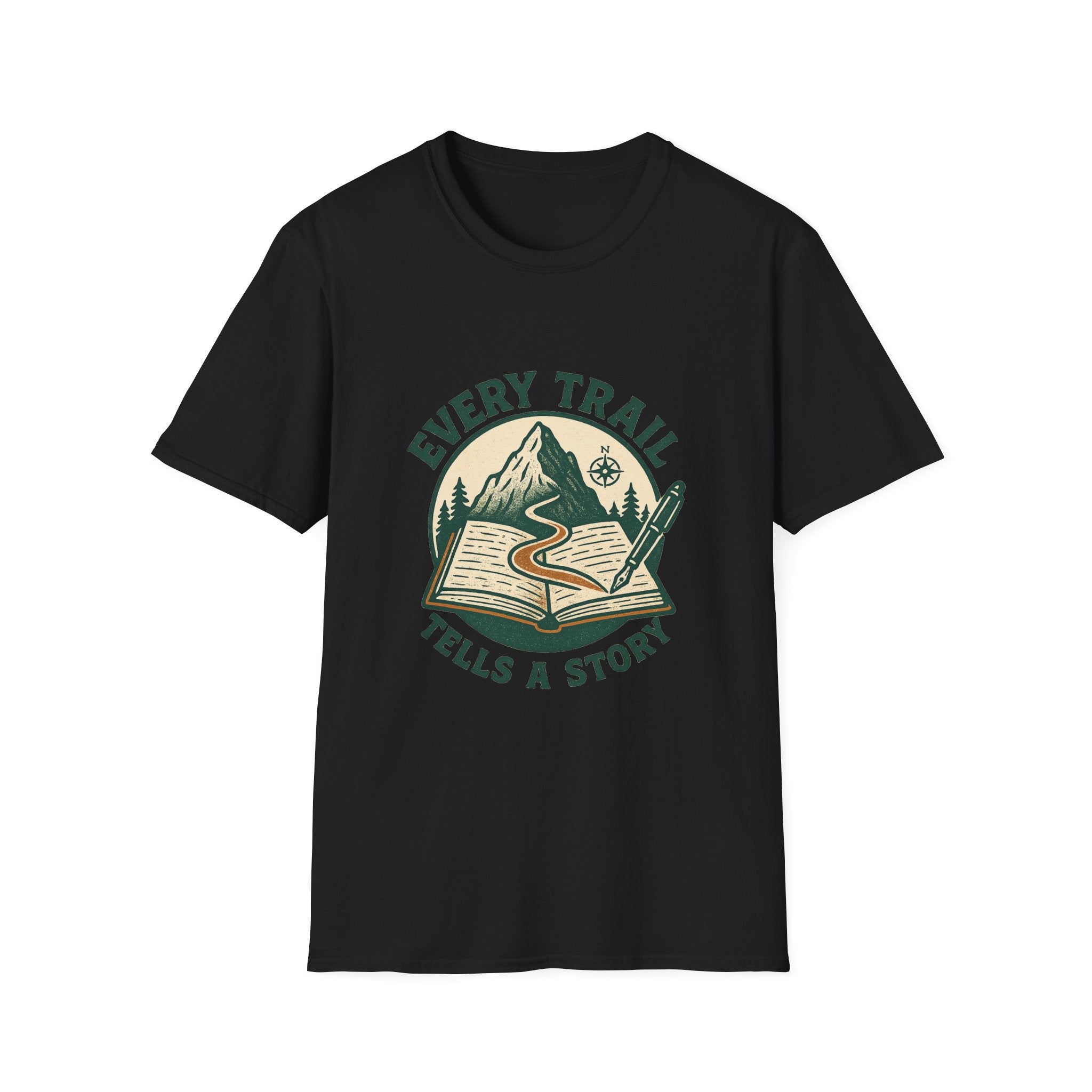 Every Trail Tells a Story T-Shirt | Hiking Mountain Adventure Tee