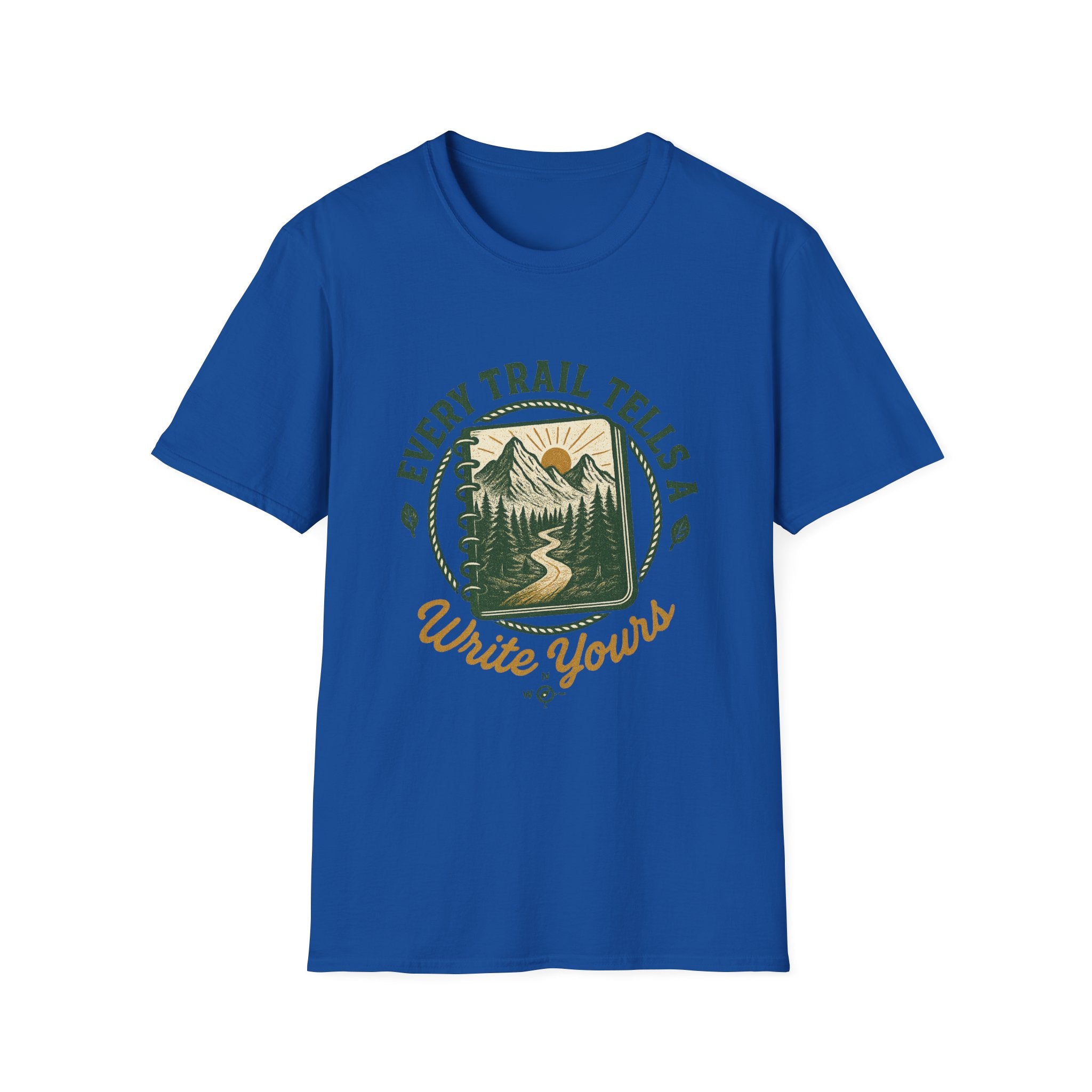 Every Trail Tells A Story T-Shirt | Mountain Hiking Nature Graphic