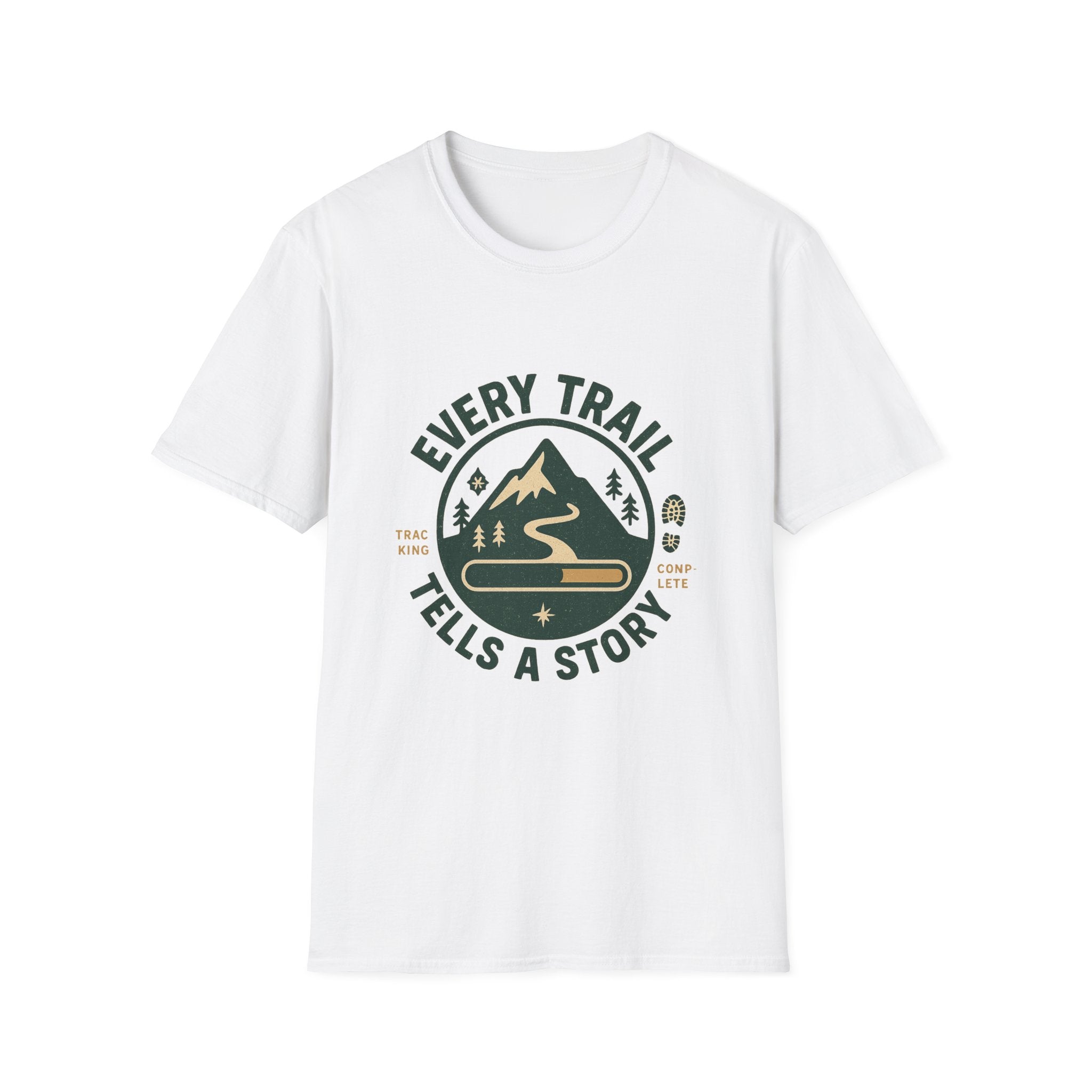 Every Trail Tells a Story T-Shirt | Mountain Hiking Outdoor Tee