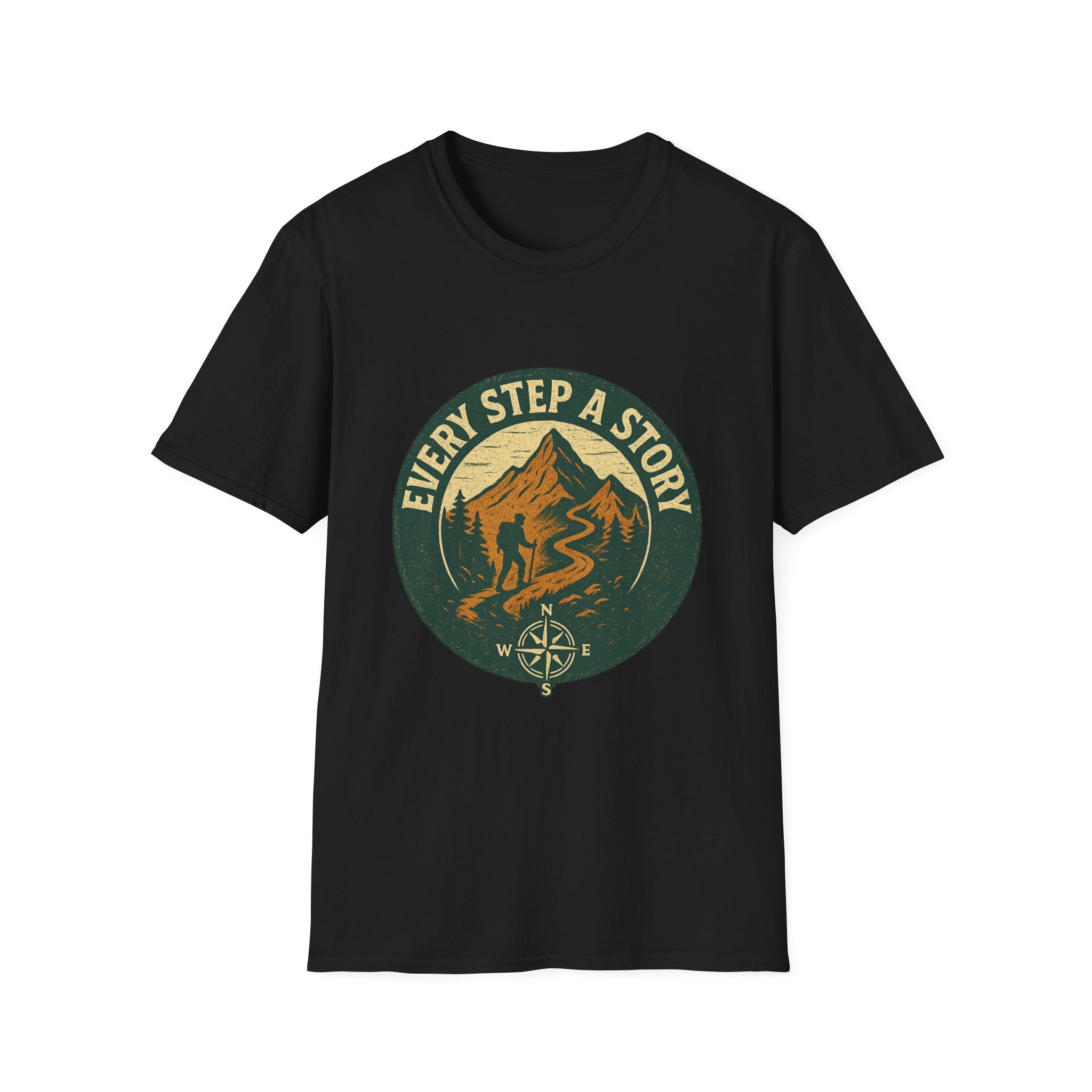 Every Step A Story T-Shirt | Mountain Hiking Trail Graphic