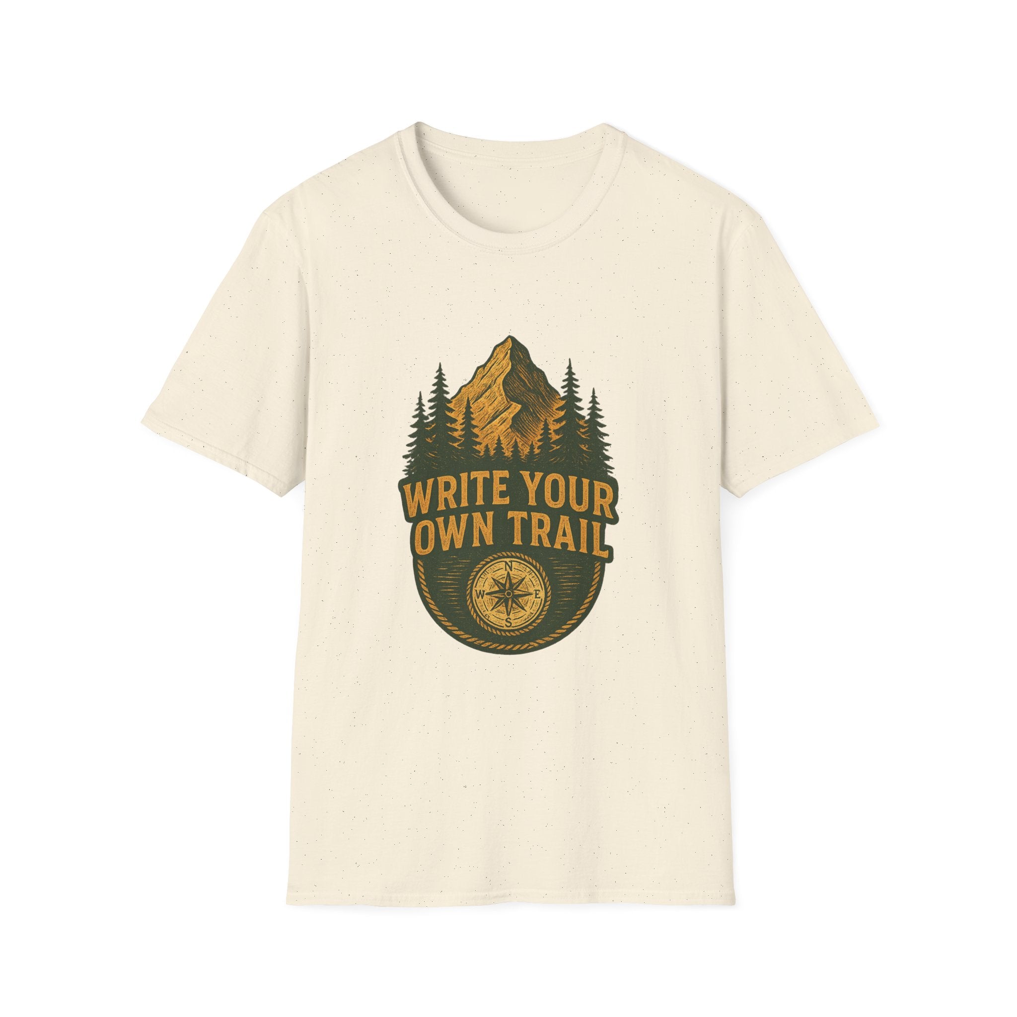 Write Your Own Trail T-Shirt | Mountain Pine Forest Adventure Design