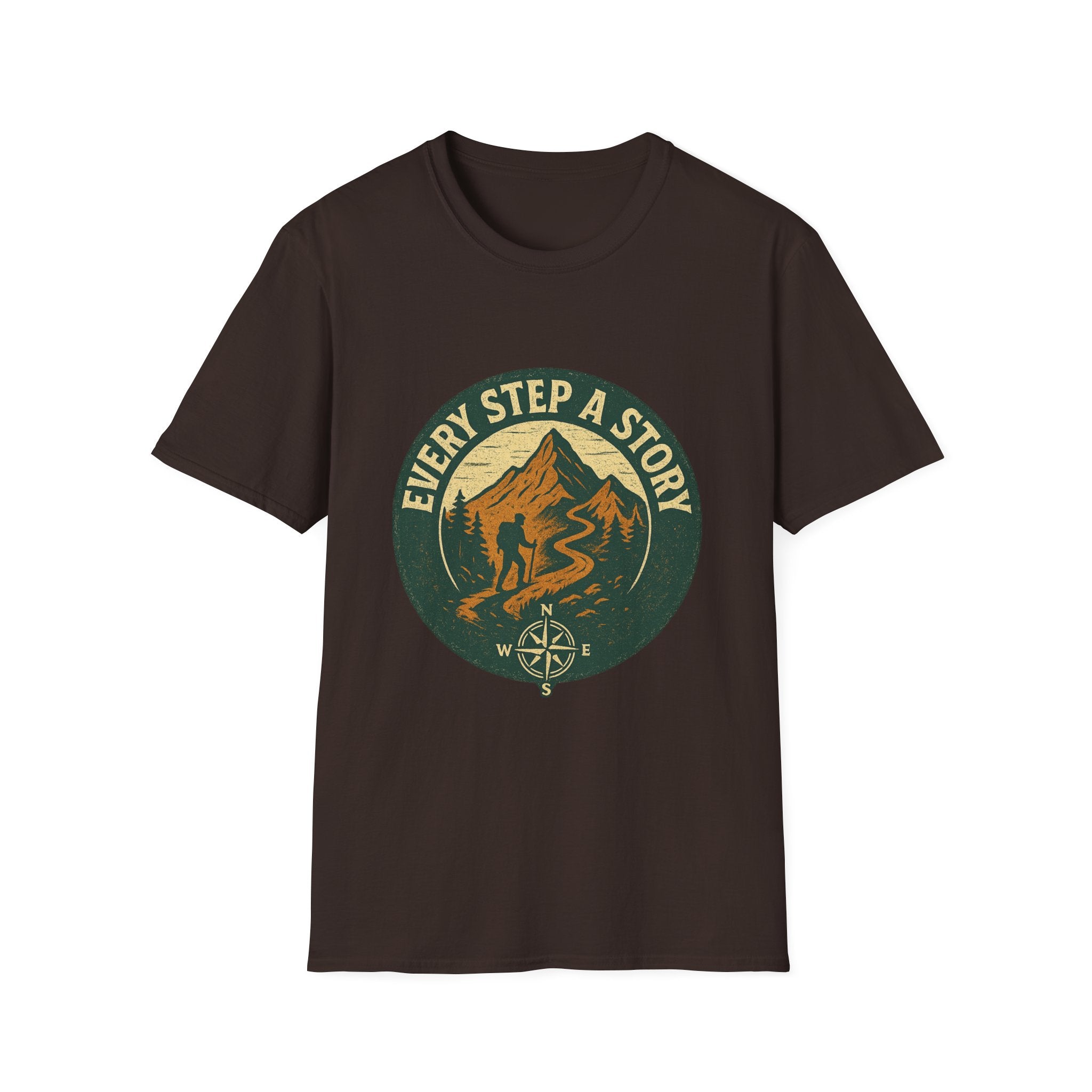 Every Step A Story T-Shirt | Mountain Hiking Trail Graphic