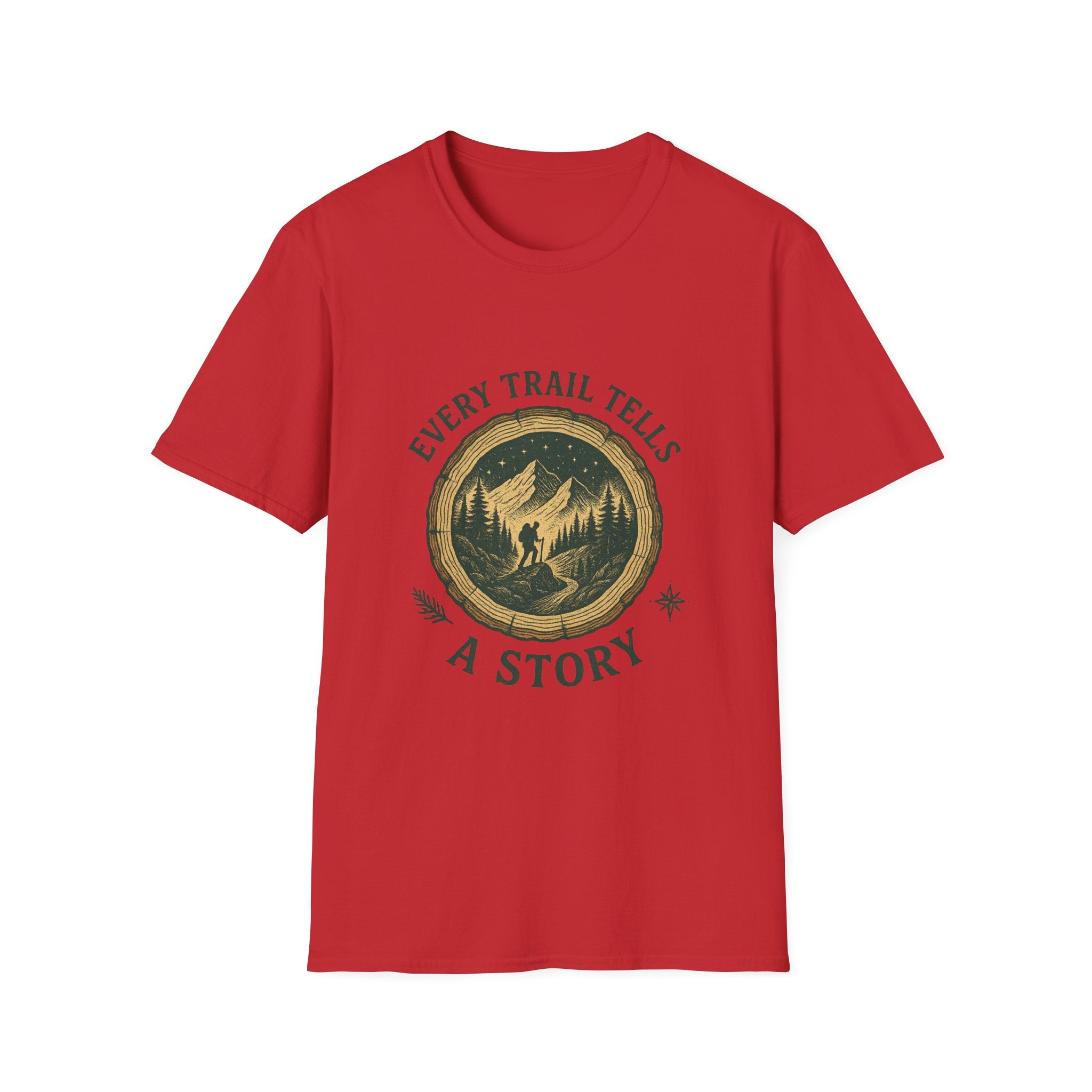 Every Trail Tells a Story T-Shirt | Hiking Mountain Graphic Tee