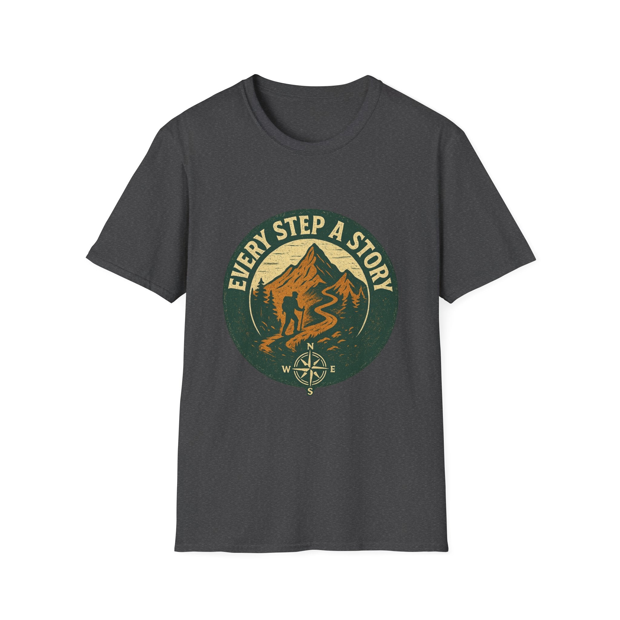 Every Step A Story T-Shirt | Mountain Hiking Trail Graphic