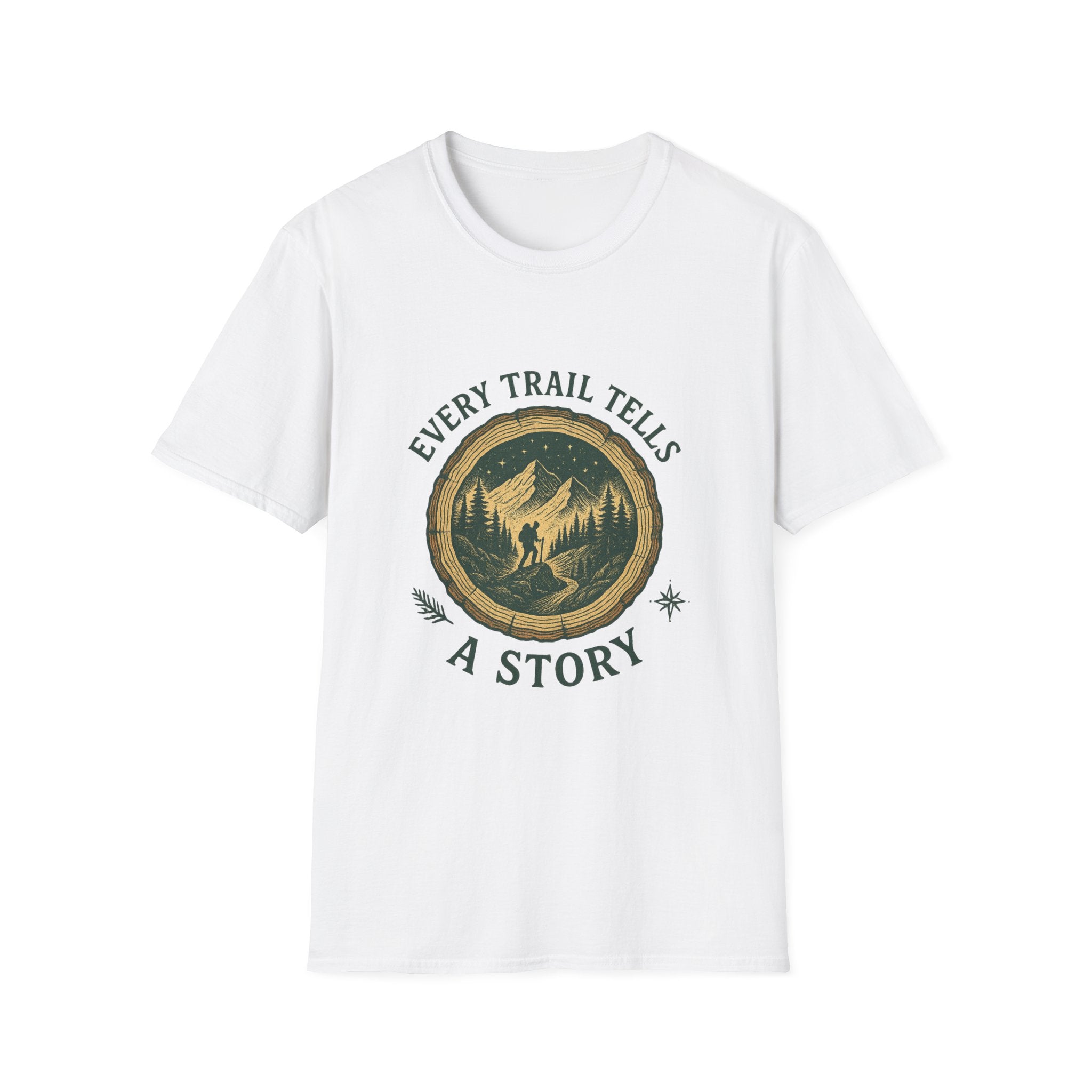 Every Trail Tells a Story T-Shirt | Hiking Mountain Graphic Tee