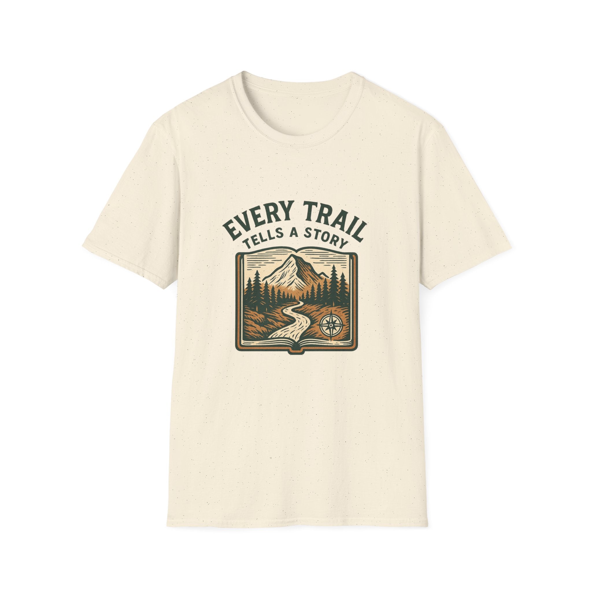 Every Trail Tells a Story T-Shirt | Mountain Hiking Nature Graphic