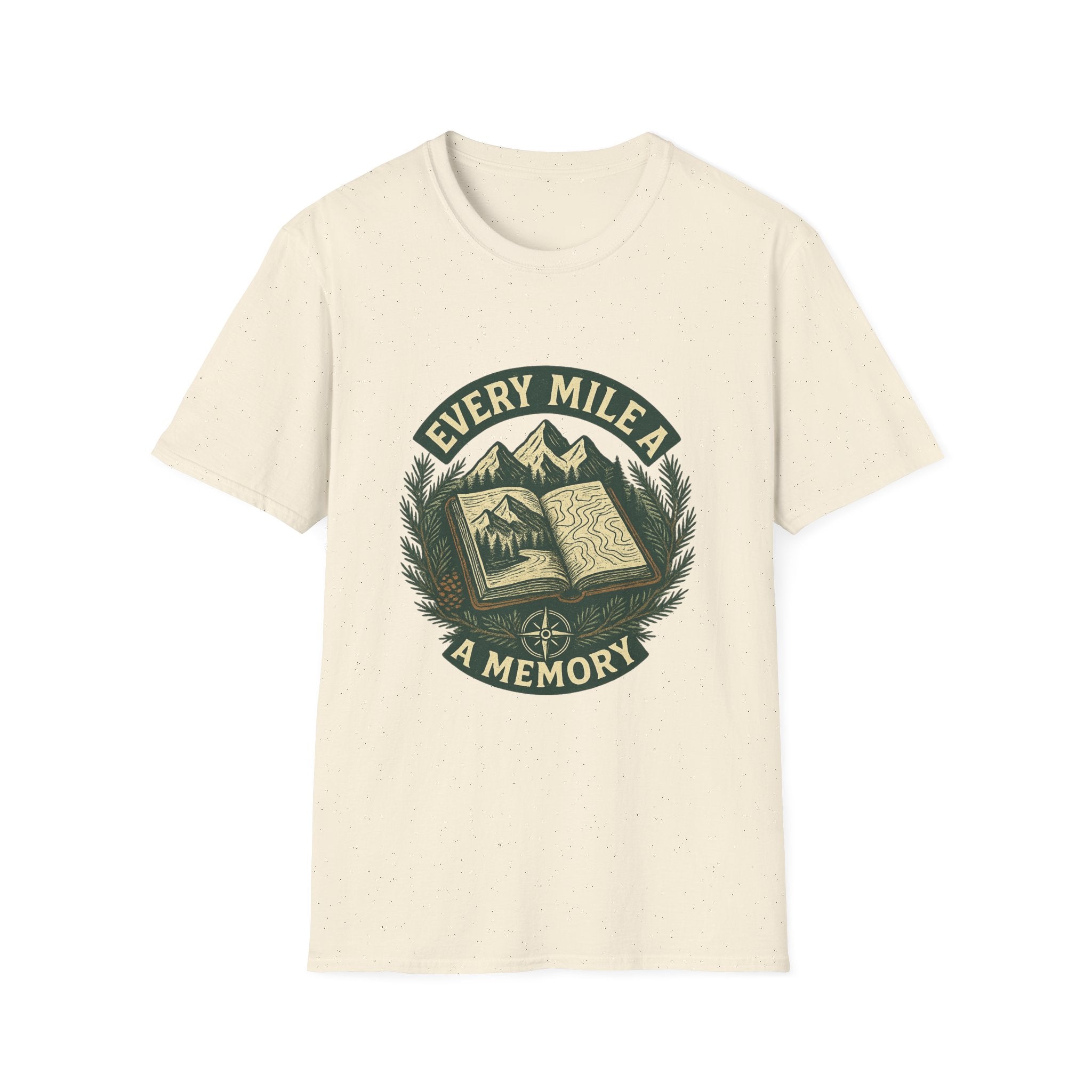 Every Mile a Memory T-Shirt | Hiking Mountain Trail Graphic