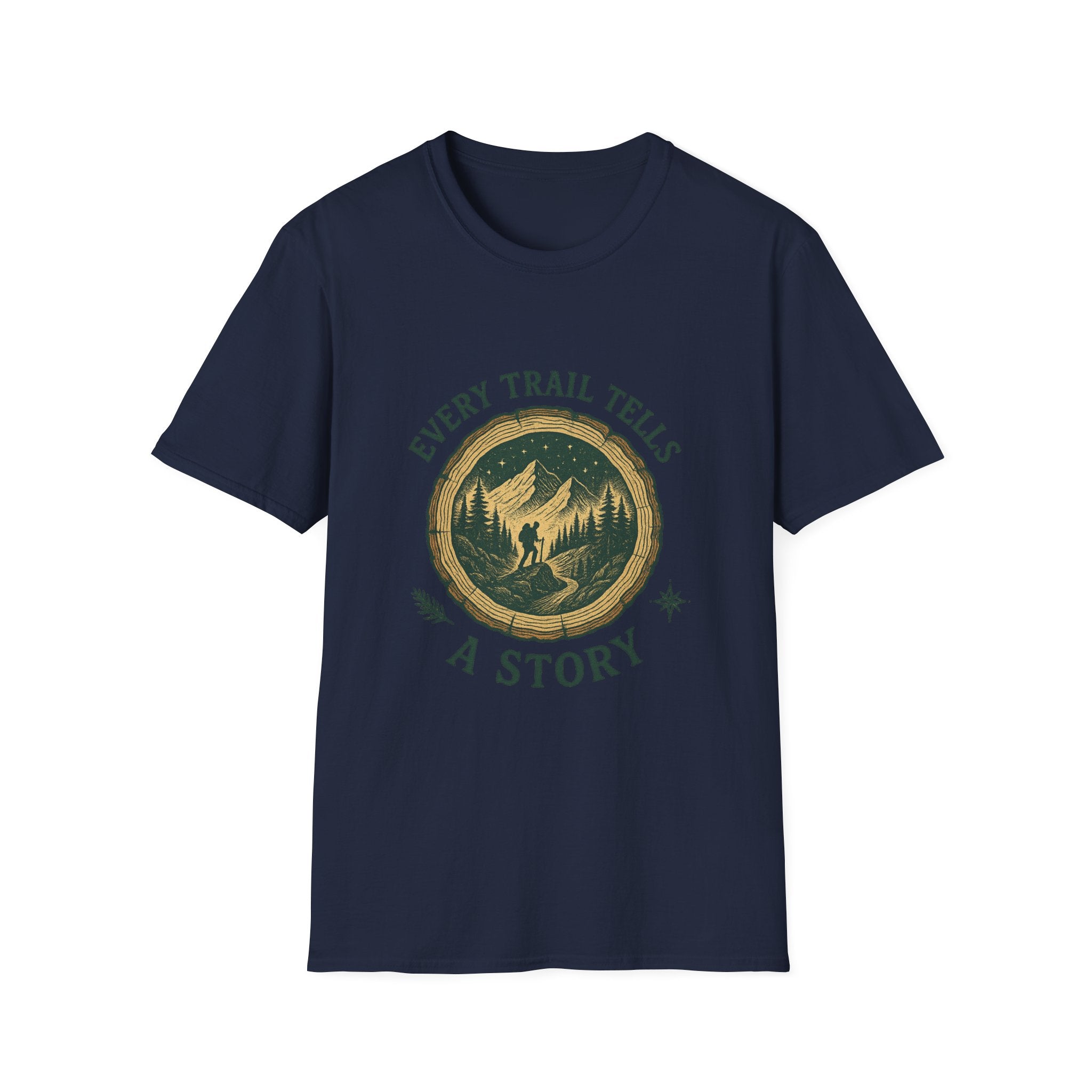 Every Trail Tells a Story T-Shirt | Hiking Mountain Graphic Tee