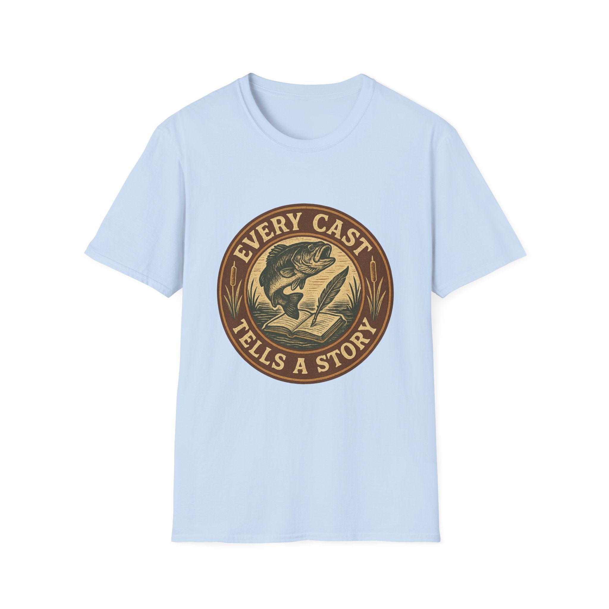 Every Cast Tells a Story Fishing Shirt | Bass Angler Tee