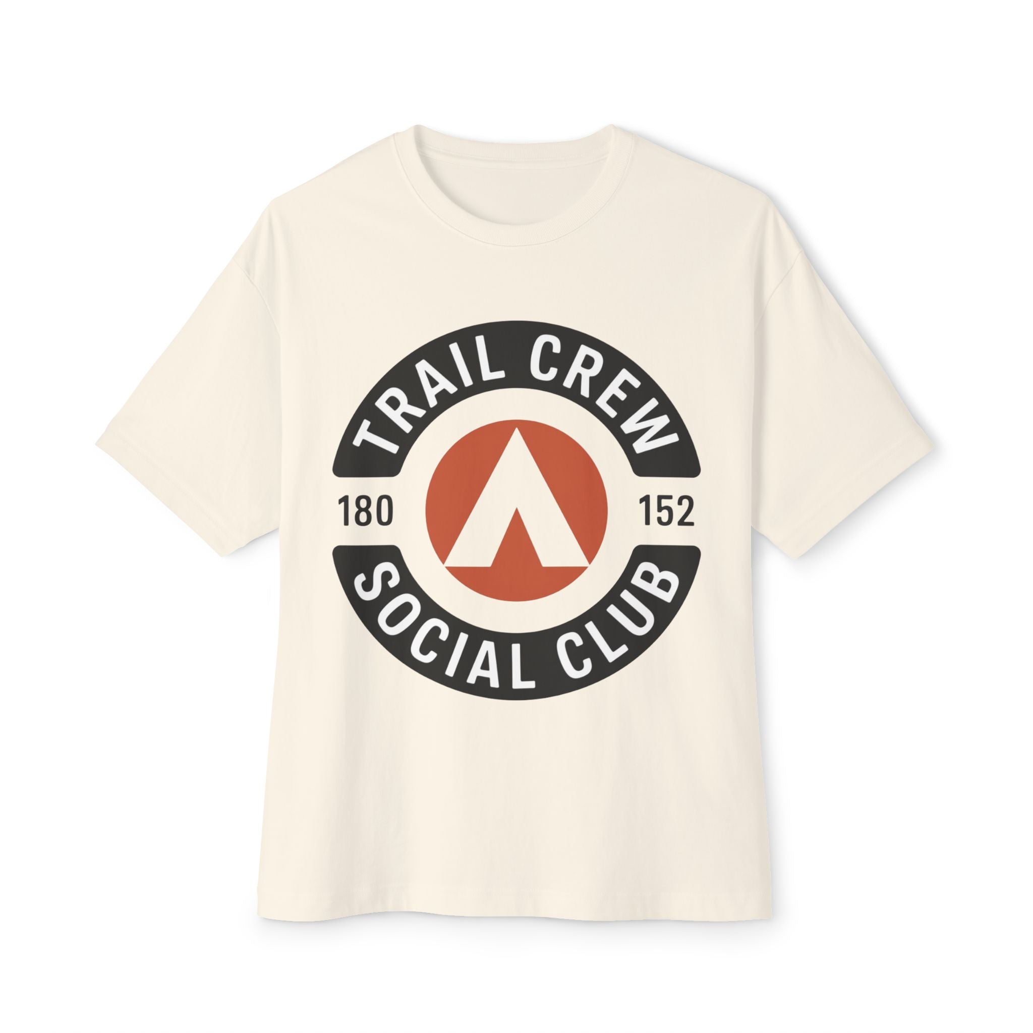 Trail Crew Social Club T-Shirt | Hiking Patch Logo Tee