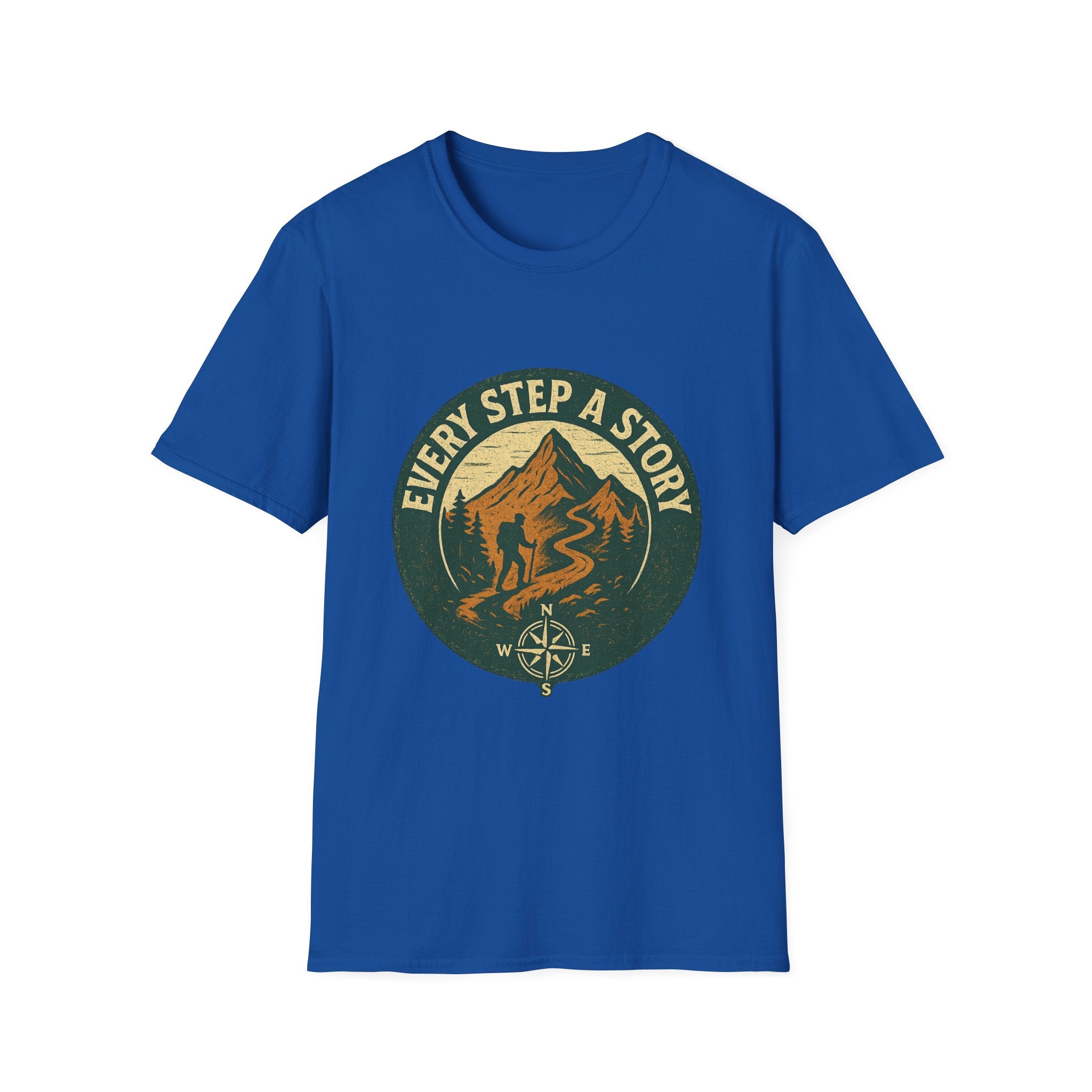 Every Step A Story T-Shirt | Mountain Hiking Trail Graphic
