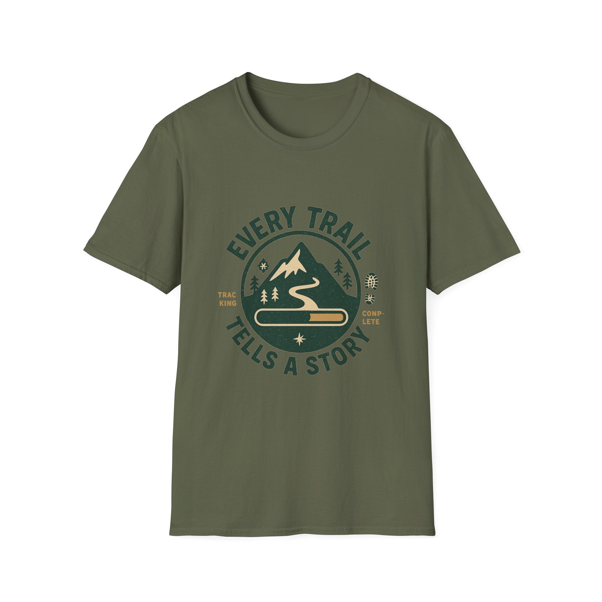 Every Trail Tells a Story T-Shirt | Mountain Hiking Outdoor Tee