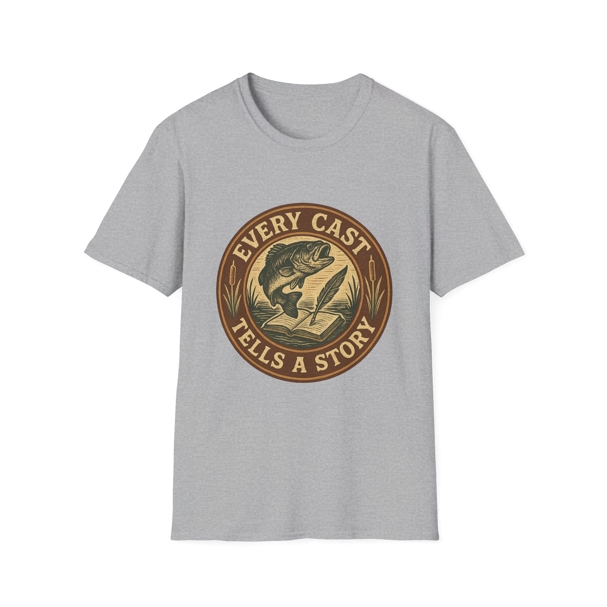 Every Cast Tells a Story Fishing Shirt | Bass Angler Tee
