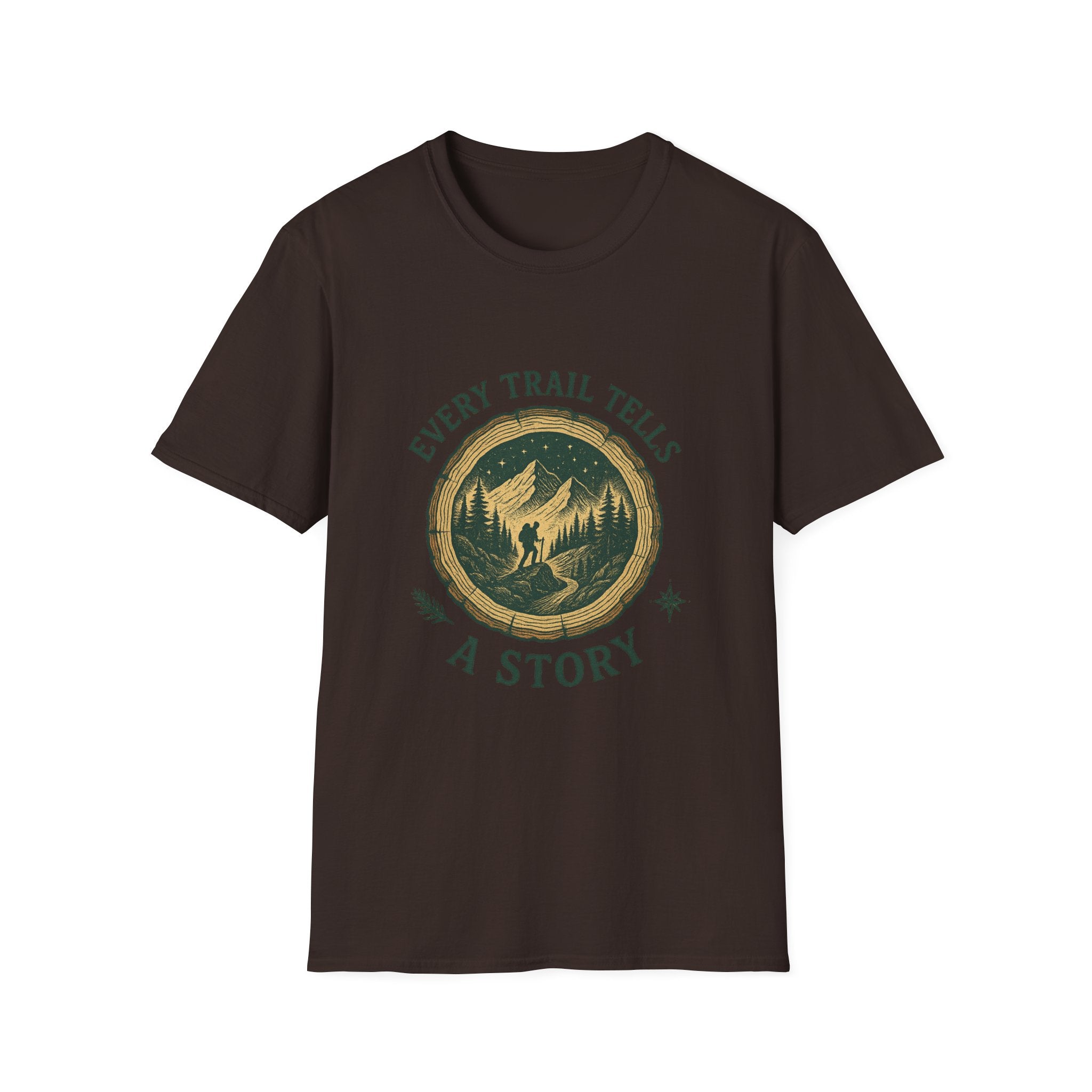 Every Trail Tells a Story T-Shirt | Hiking Mountain Graphic Tee