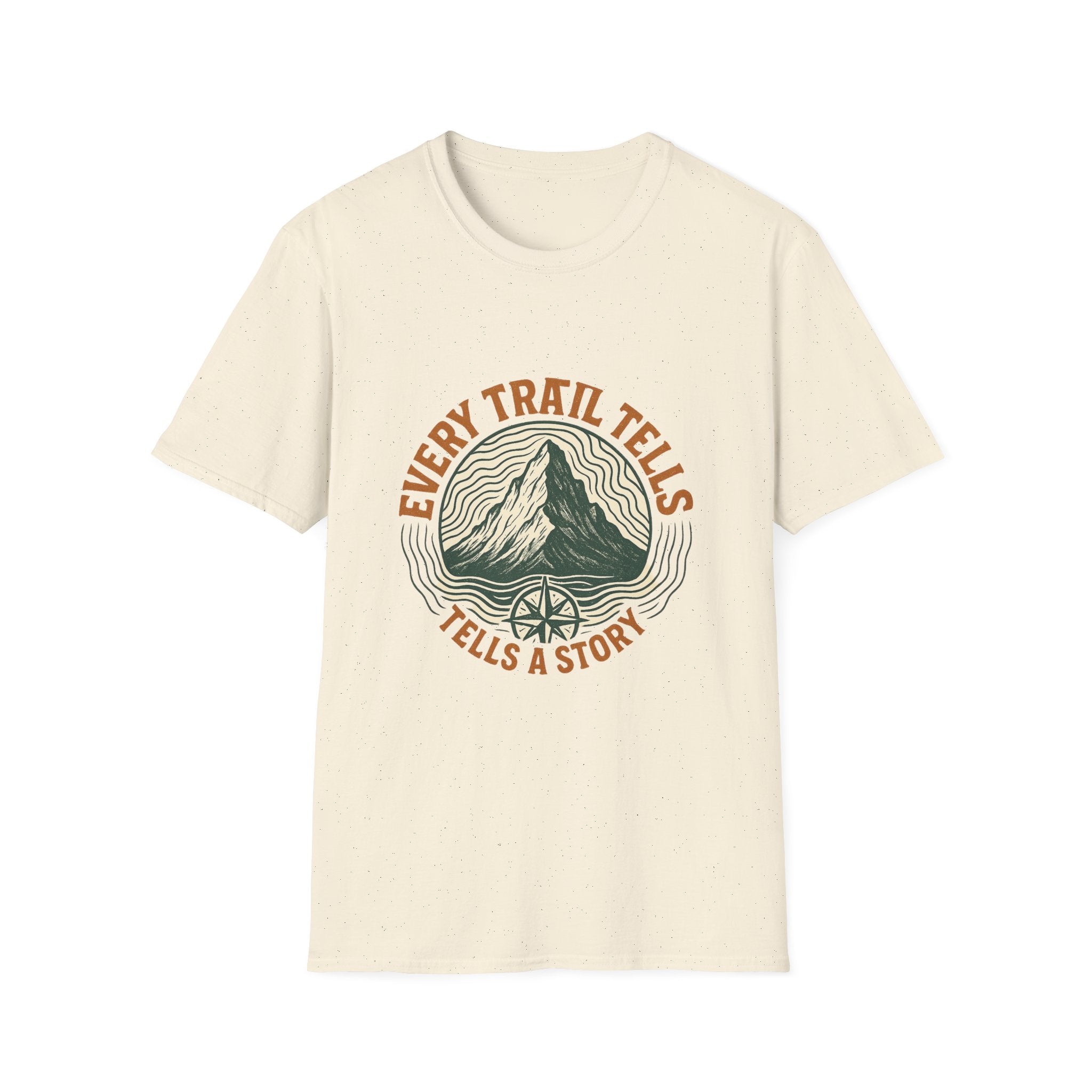 Every Trail Tells Mountain T-Shirt | Hiking Nature Adventure
