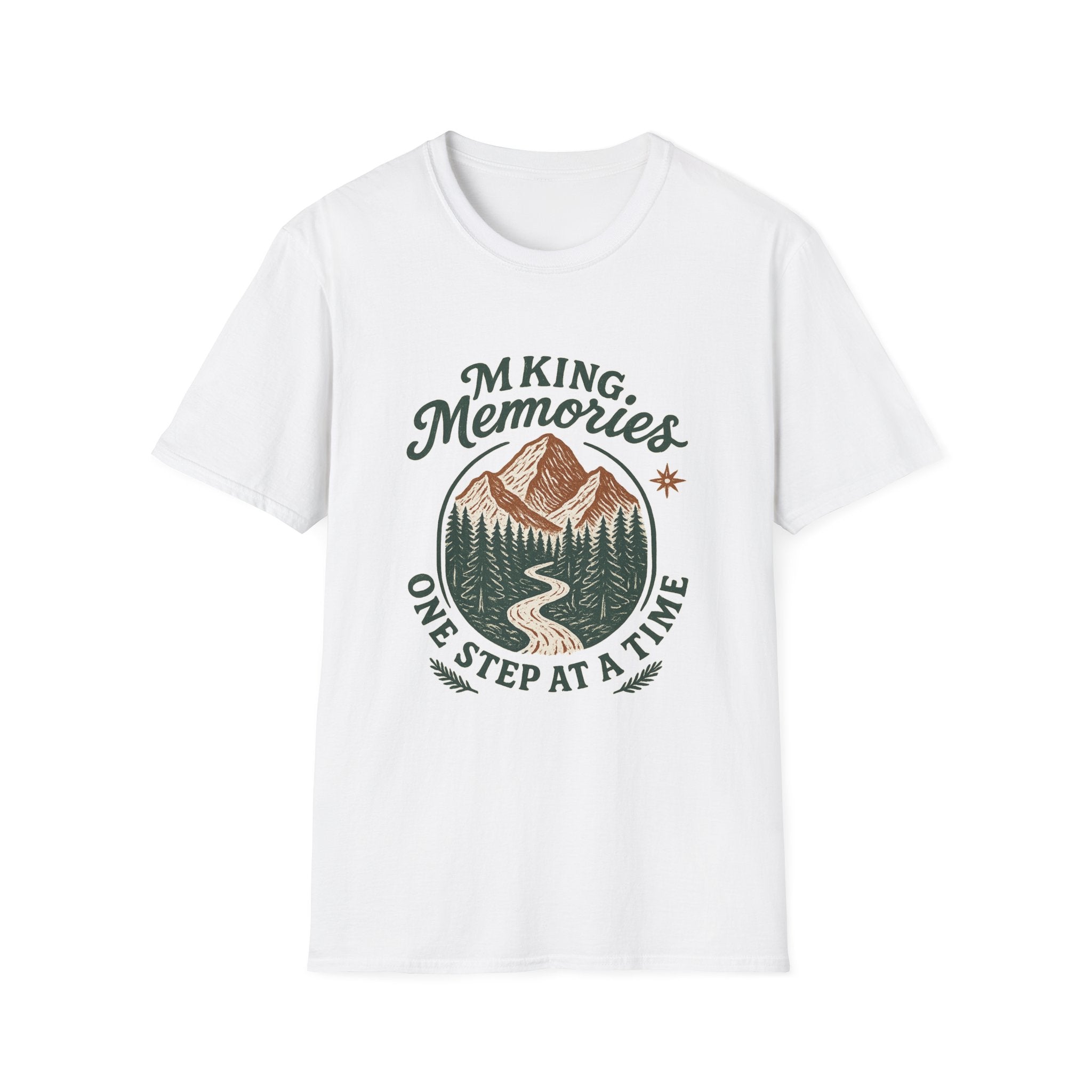 Making Memories T-Shirt | Mountain Trail Graphic, Outdoor Adventure