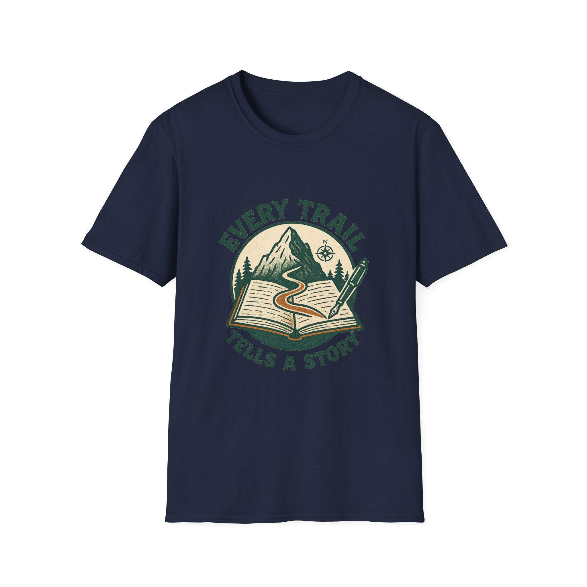 Every Trail Tells a Story T-Shirt | Hiking Mountain Adventure Tee