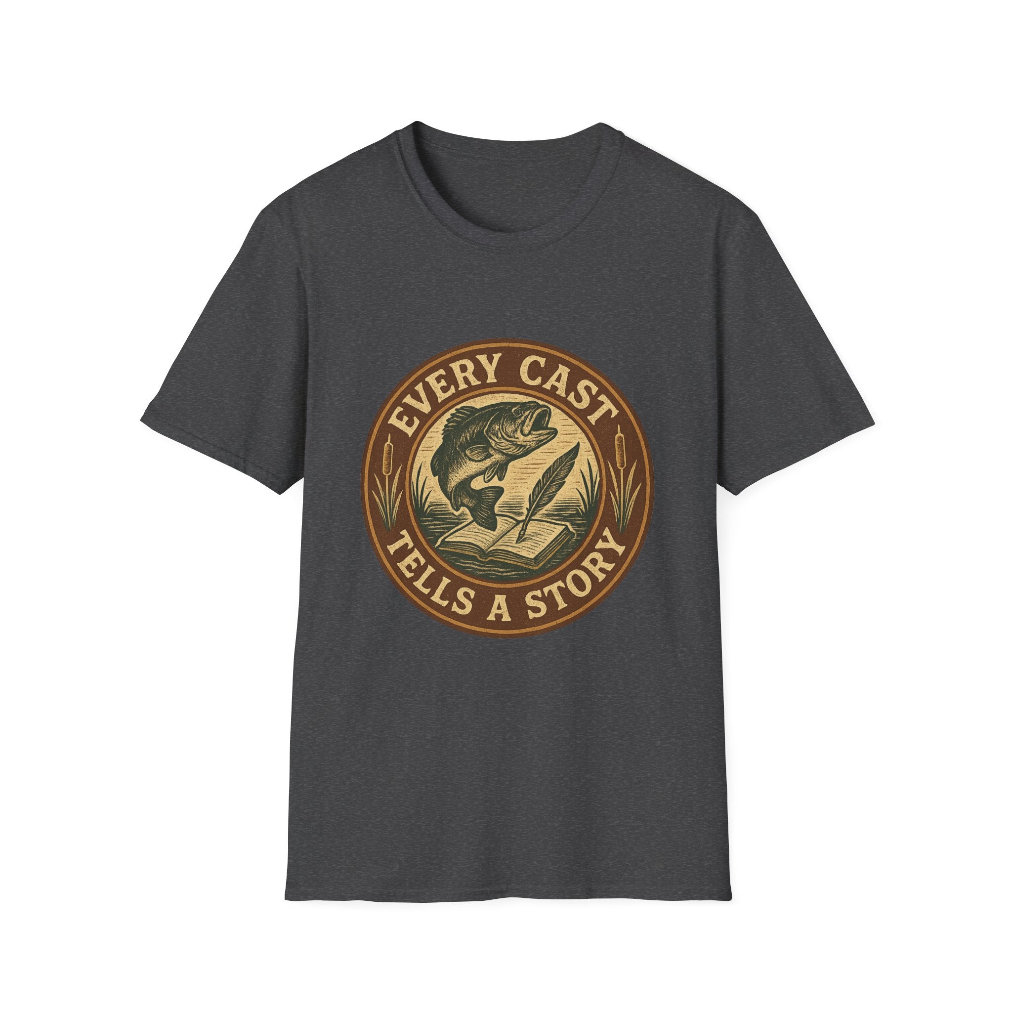 Every Cast Tells a Story Fishing Shirt | Bass Angler Tee