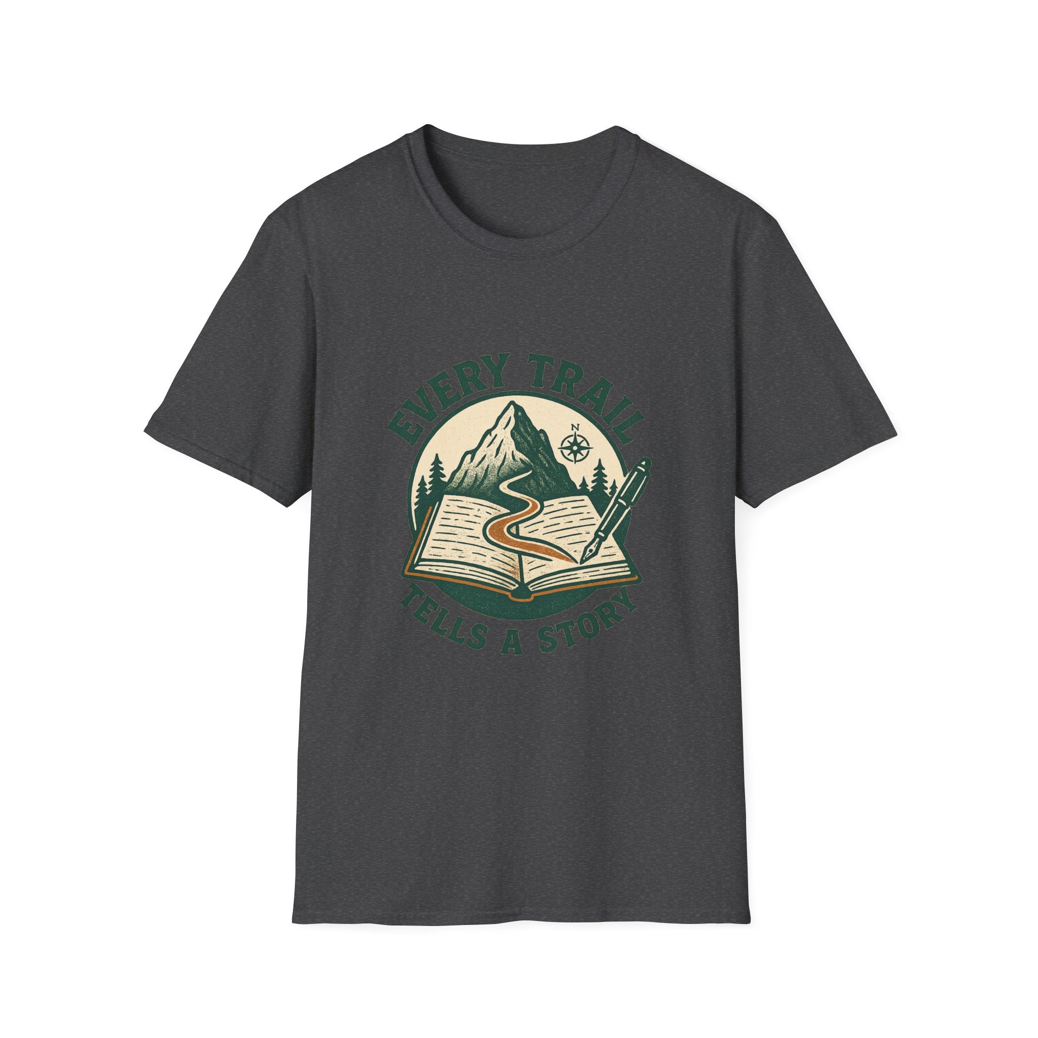 Every Trail Tells a Story T-Shirt | Hiking Mountain Adventure Tee