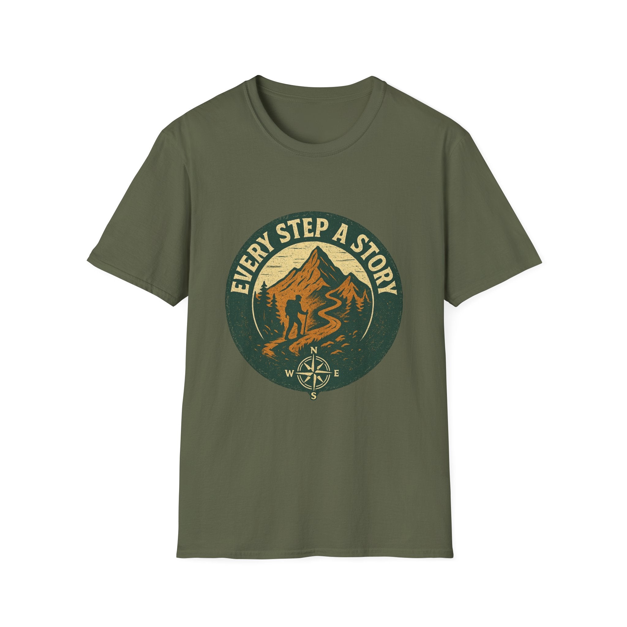 Every Step A Story T-Shirt | Mountain Hiking Trail Graphic
