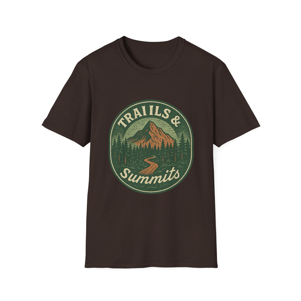 Trails & Summits T-Shirt | Mountain Hiking Graphic Tee
