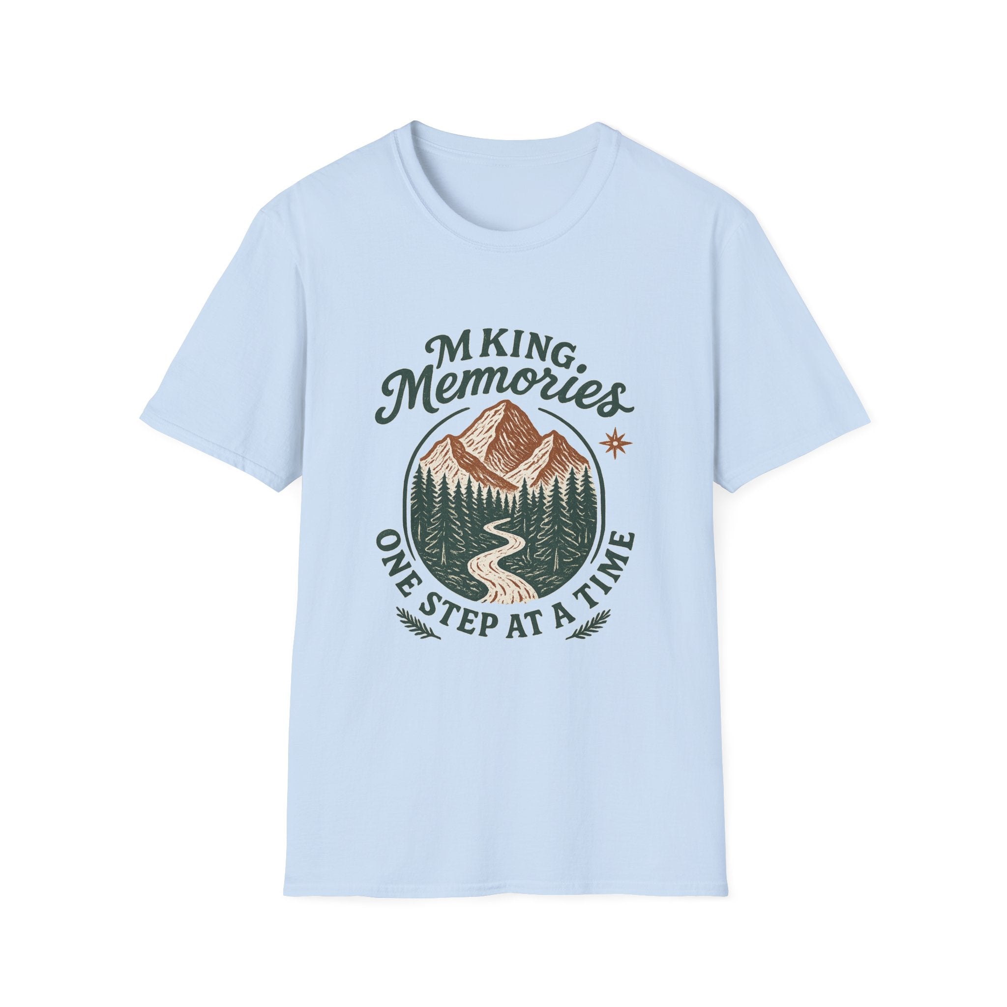 Making Memories T-Shirt | Mountain Trail Graphic, Outdoor Adventure
