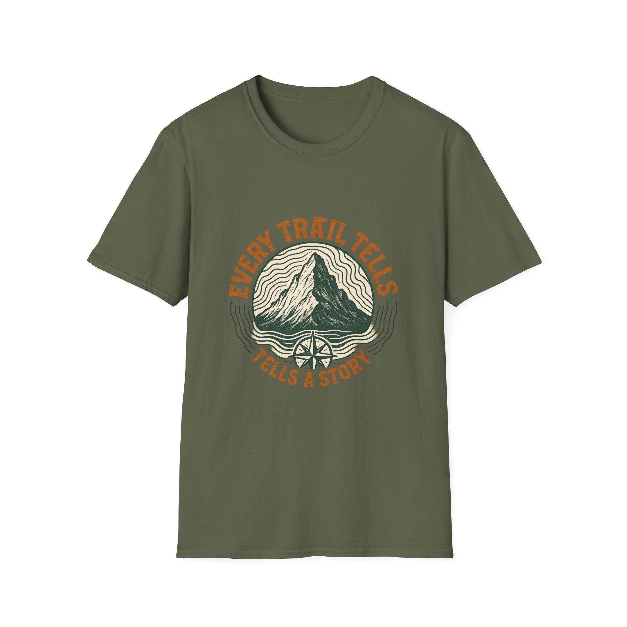 Every Trail Tells Mountain T-Shirt | Hiking Nature Adventure